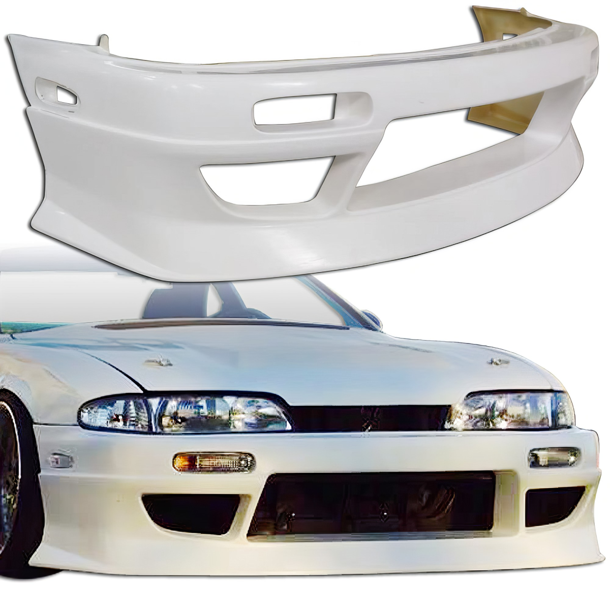 Modify your Nissan 240SX 1995 with our Exterior/Front Bumpers or Lips - 