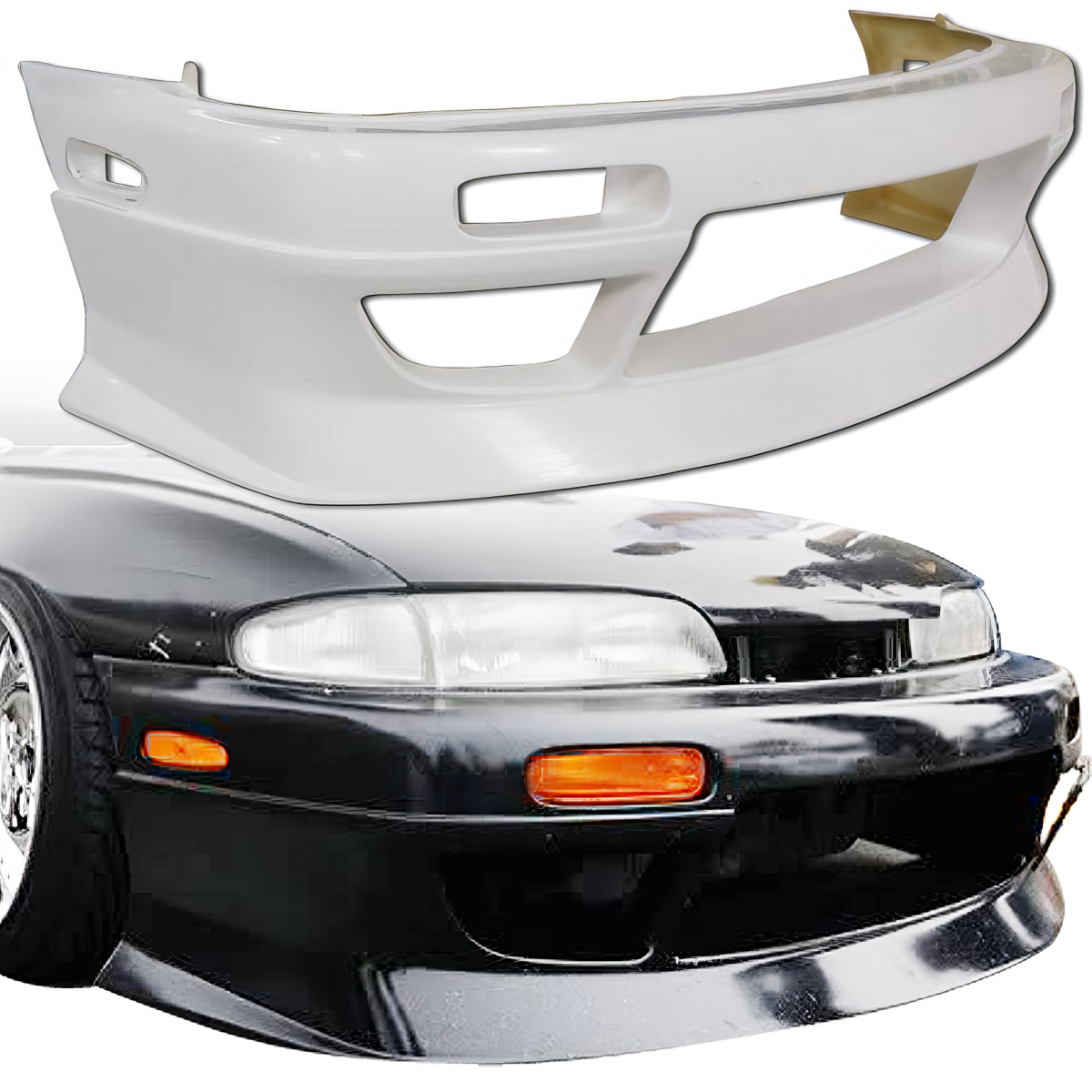 Modify your Nissan 240SX 1995 with our Exterior/Front Bumpers or Lips - 