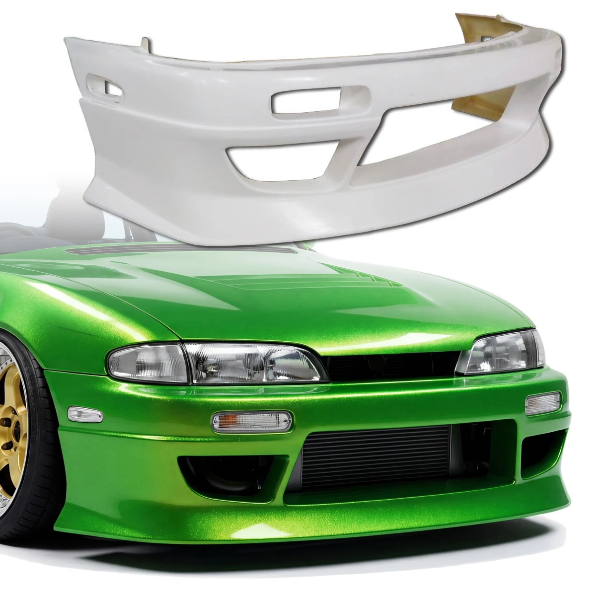 Modify your Nissan 240SX 1995 with our Exterior/Front Bumpers - 16
