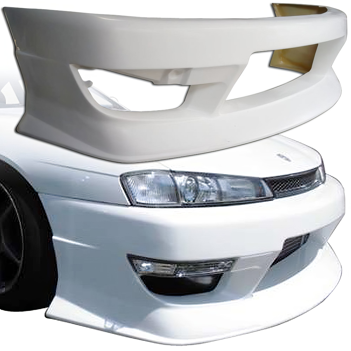 Modify your Nissan 240SX 1997 with our Exterior/Front Bumpers or Lips - 