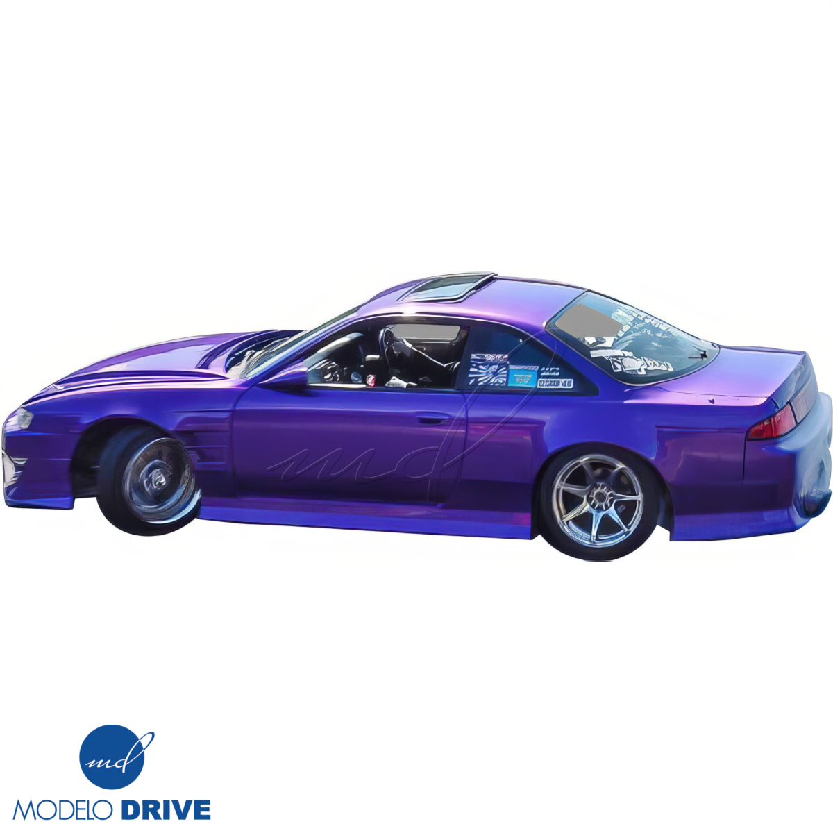 Modify your Nissan 240SX 1995 with our Exterior/Side Skirts - 