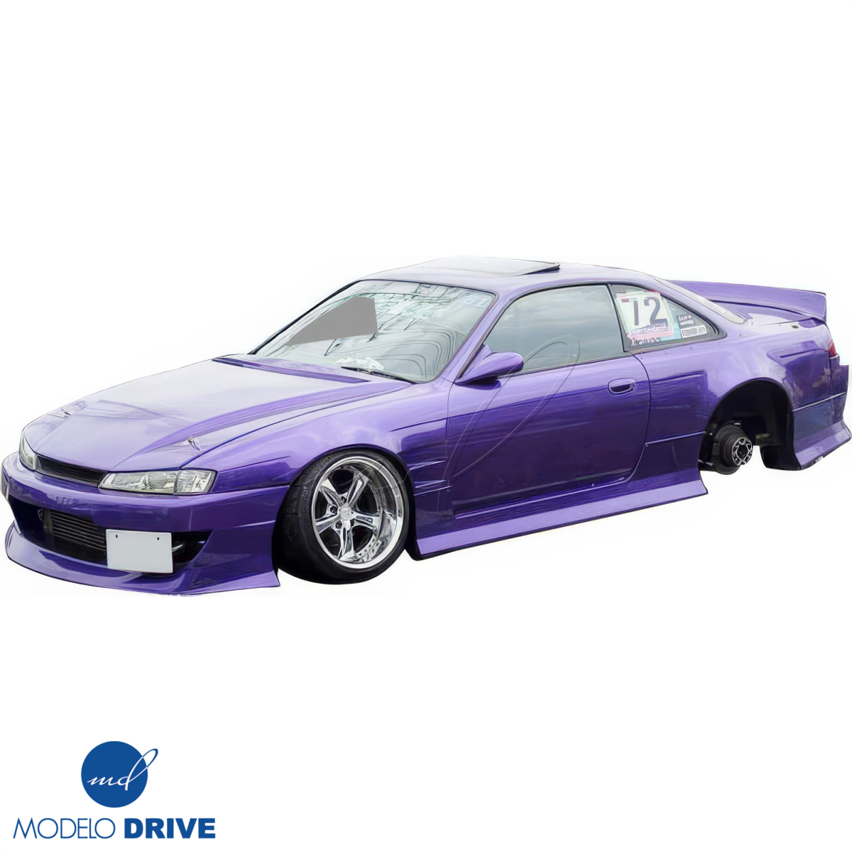 Modify your Nissan 240SX 1995 with our Exterior/Side Skirts - 