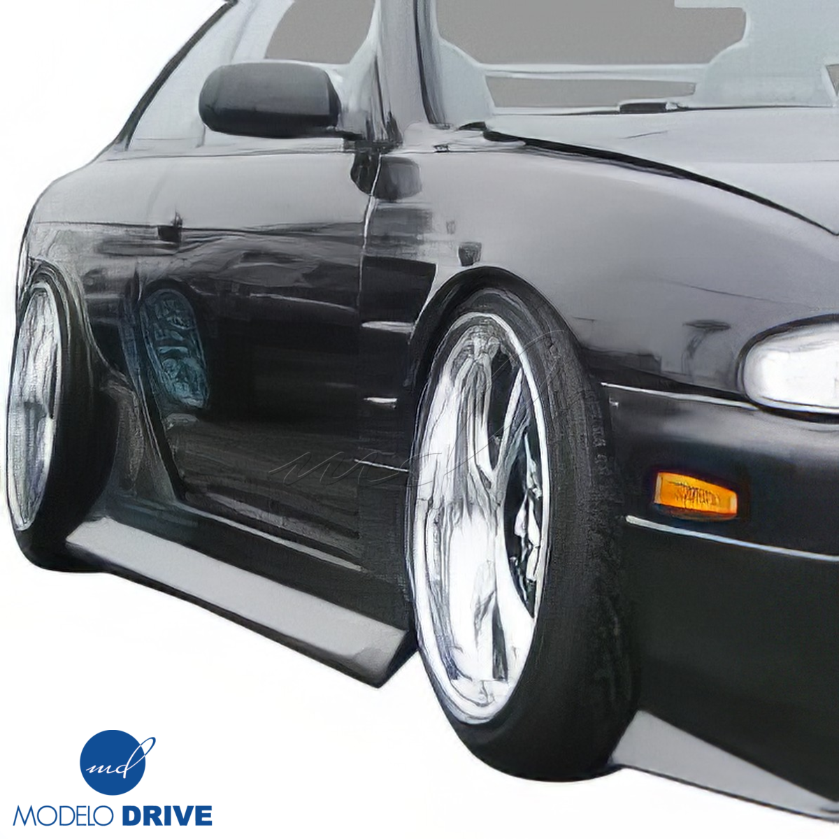 Modify your Nissan 240SX 1995 with our Exterior/Side Skirts - 