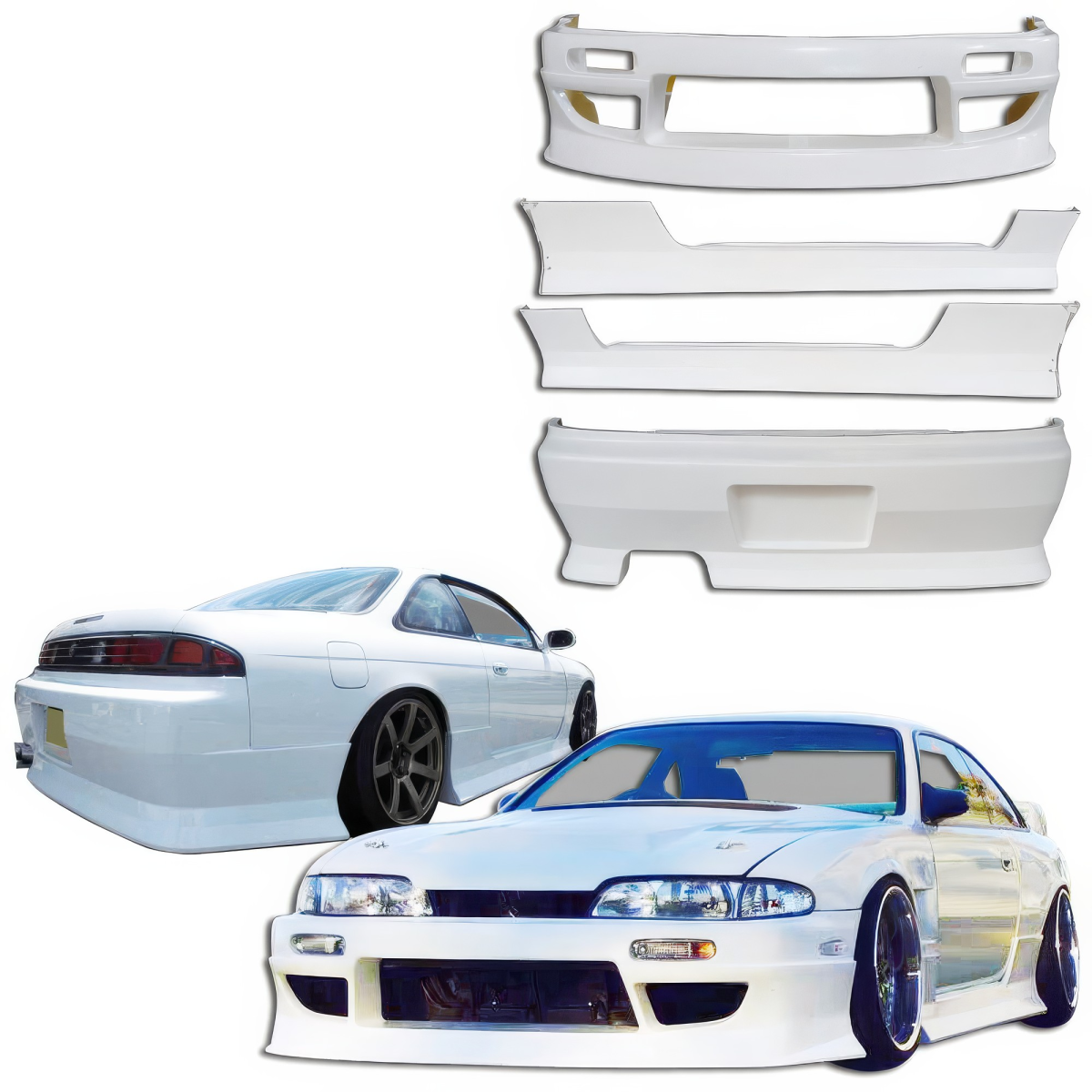 Modify your Nissan 240SX 1995 with our Exterior/Complete Body Kits - 