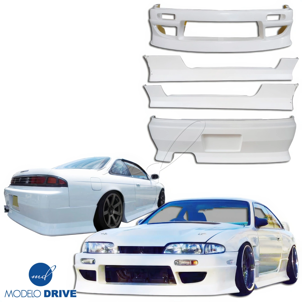 Modify your Nissan 240SX 1995 with our Exterior/Complete Body Kits - 2