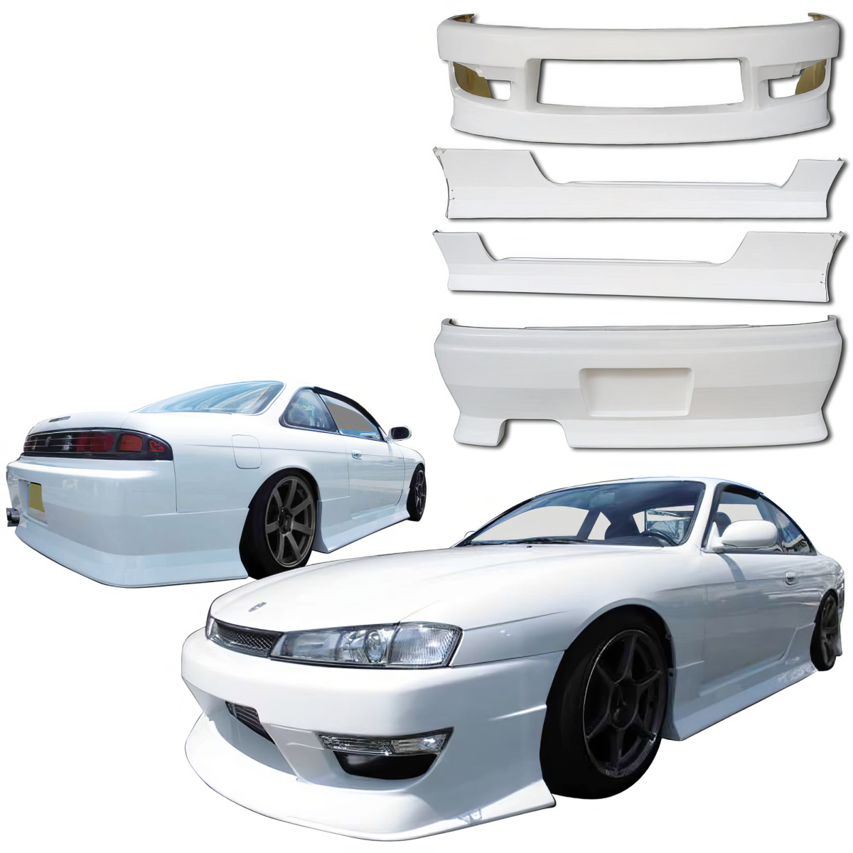Modify your Nissan 240SX 1997 with our Exterior/Complete Body Kits - 