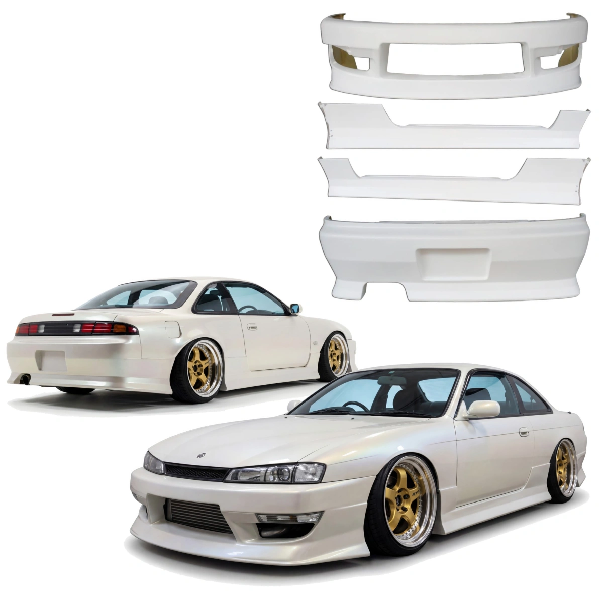 Modify your Nissan 240SX 1997 with our Exterior/Complete Body Kits - 1