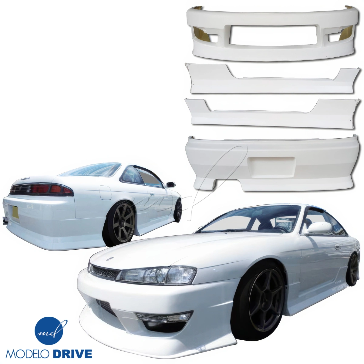 Modify your Nissan 240SX 1997 with our Exterior/Complete Body Kits - 3
