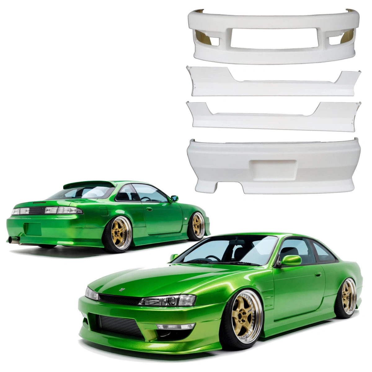 Modify your Nissan 240SX 1997 with our Exterior/Complete Body Kits - 6