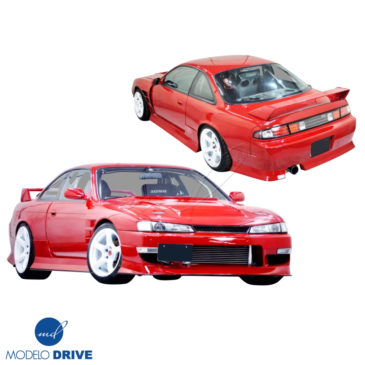 Modify your Nissan 240SX 1997 with our Exterior/Complete Body Kits - 9
