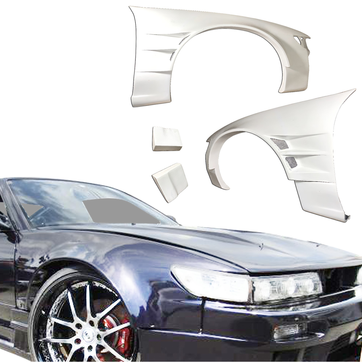 Modify your Nissan Silvia 1989 with our Exterior/Complete Body Kits - 