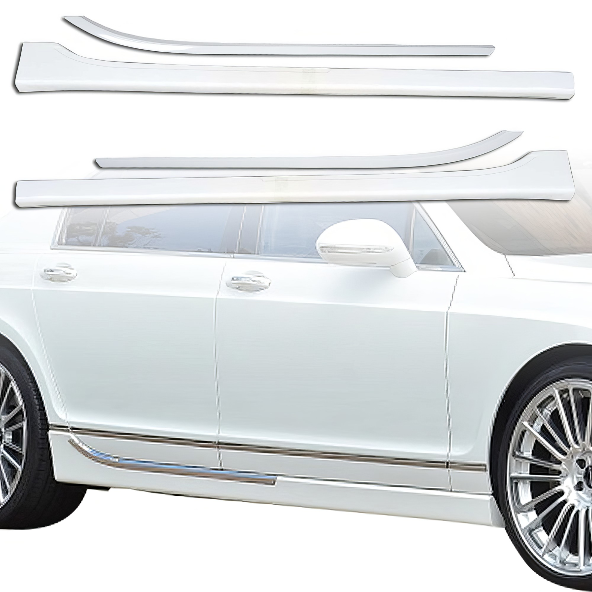 Modify your Bentley Continental 2006 with our Exterior/Side Skirts - 