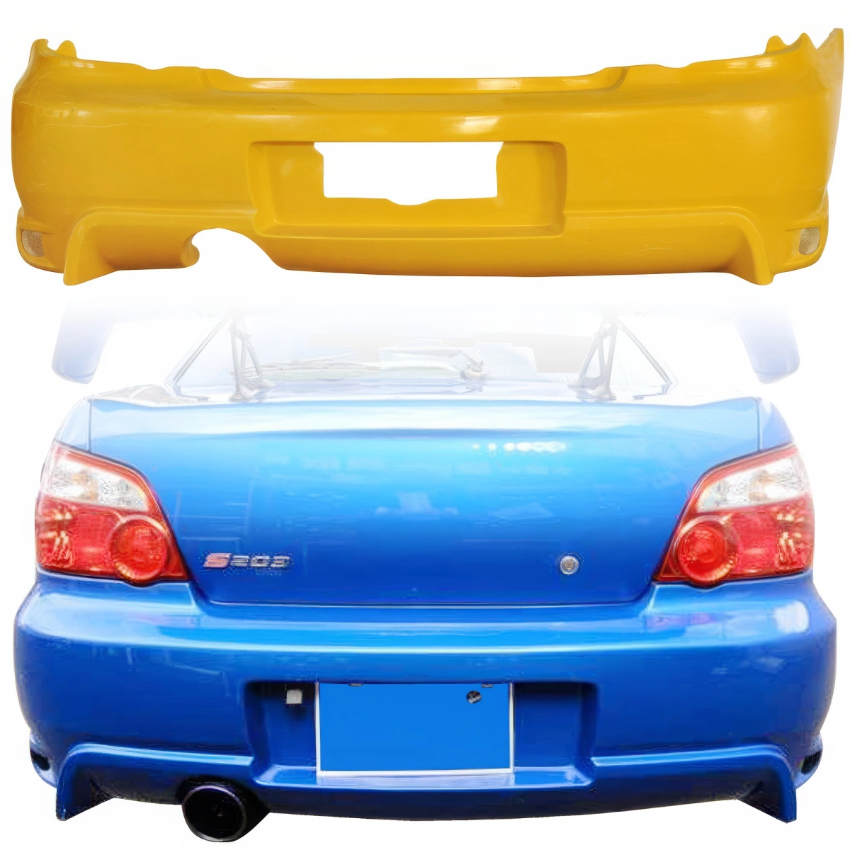 Modify your Subaru Impreza 2004 with our Exterior/Rear Bumpers - 1