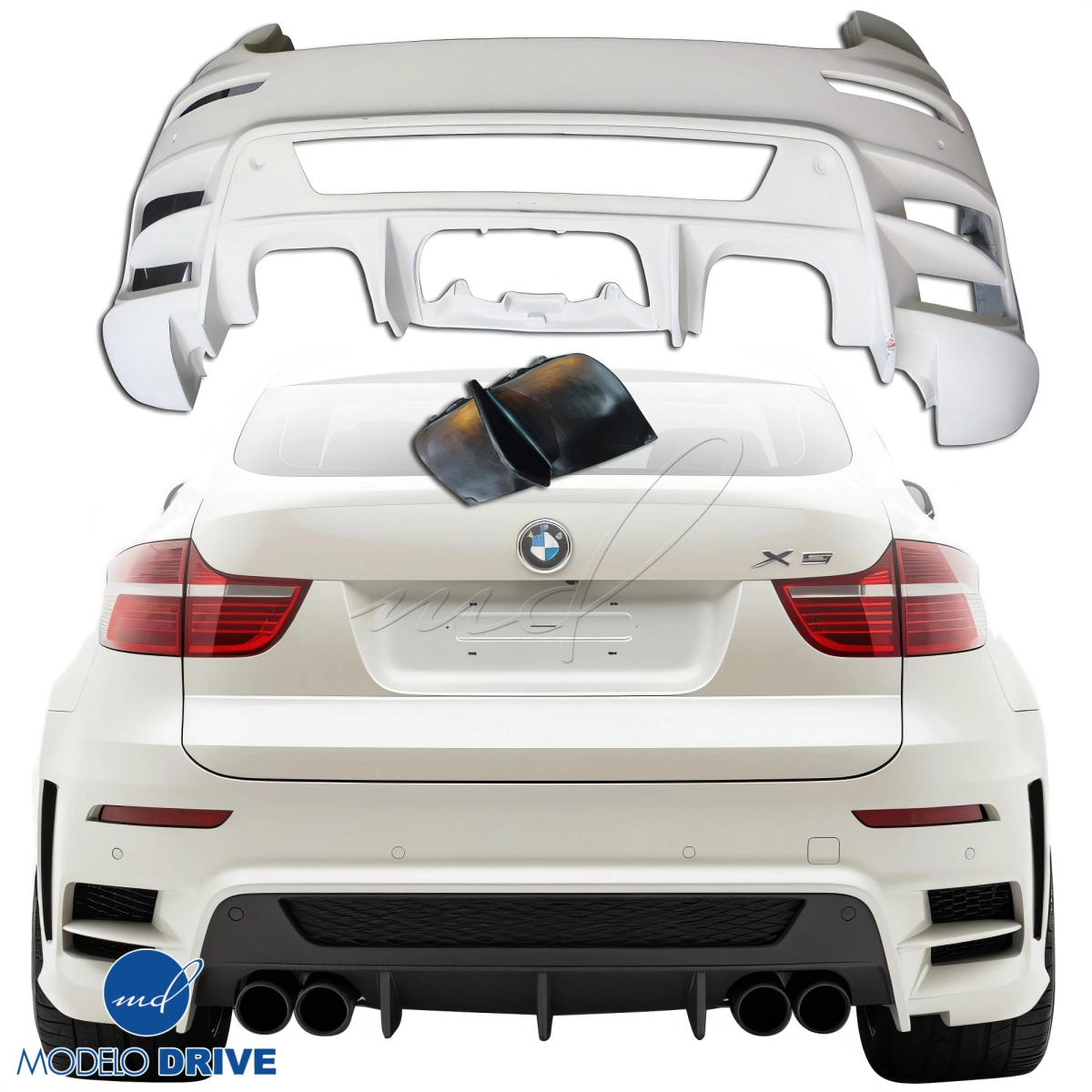 Modify your BMW X6 2008 with our Exterior/Diffusers - 10