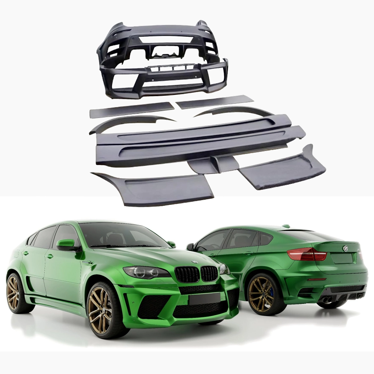Modify your BMW X6 2008 with our Exterior/Complete Body Kits - 4