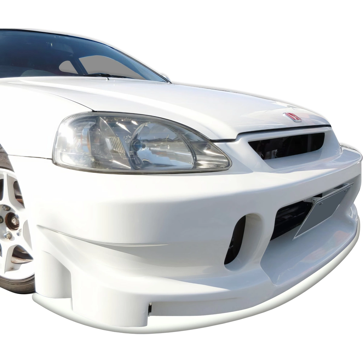 Modify your Honda Civic 1996 with our Exterior/Front Bumpers - 1