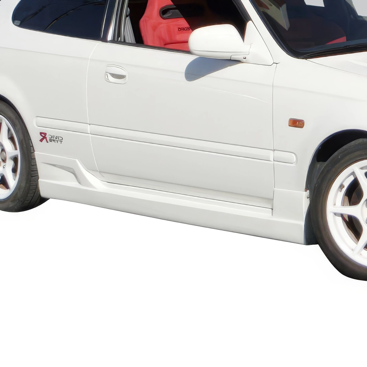 Modify your Honda Civic 1996 with our Exterior/Side Skirts - 1