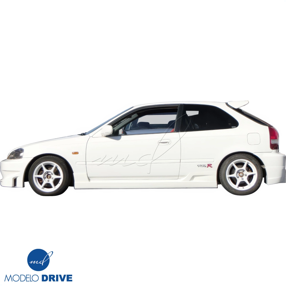Modify your Honda Civic 1996 with our Exterior/Side Skirts - 3
