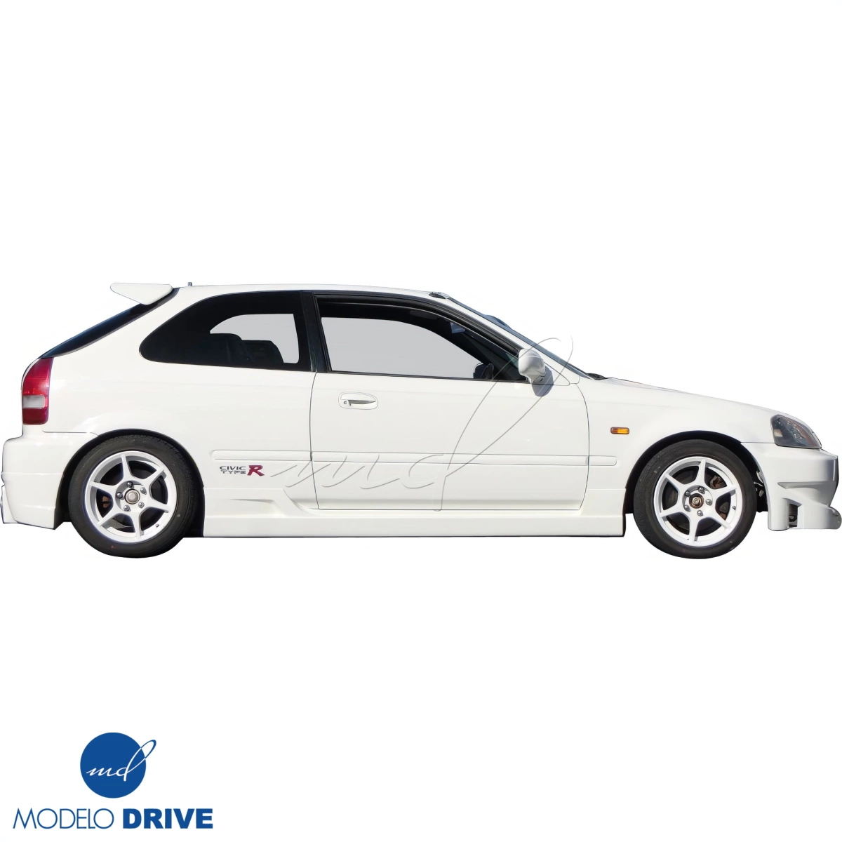 Modify your Honda Civic 1996 with our Exterior/Side Skirts - 5