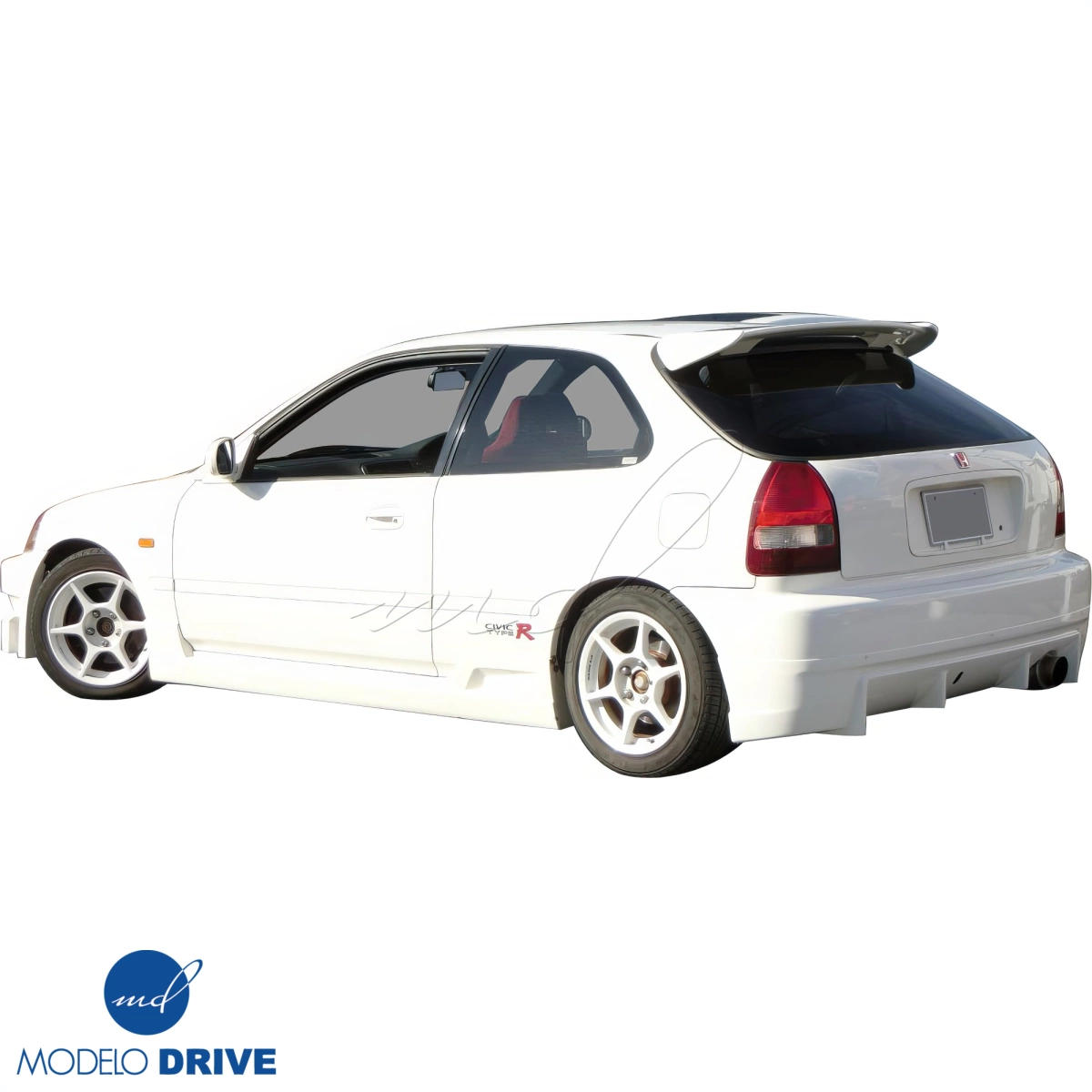 Modify your Honda Civic 1996 with our Exterior/Rear Lips - 4