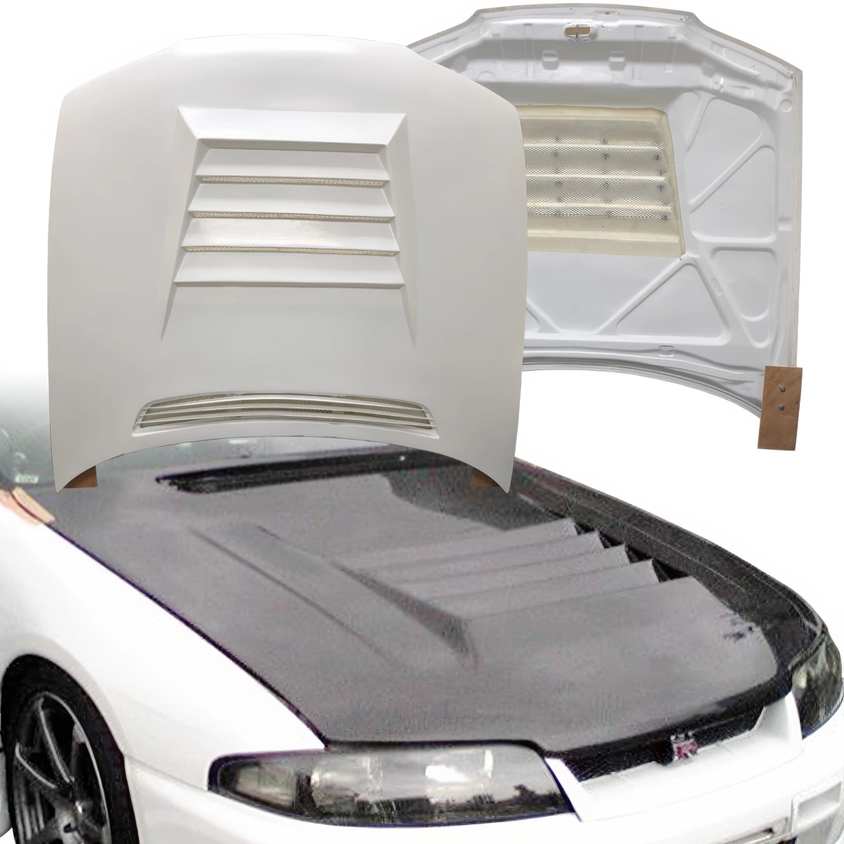 Modify your Nissan Skyline (R33) GTS 1993 with our Exterior/Hoods - 1