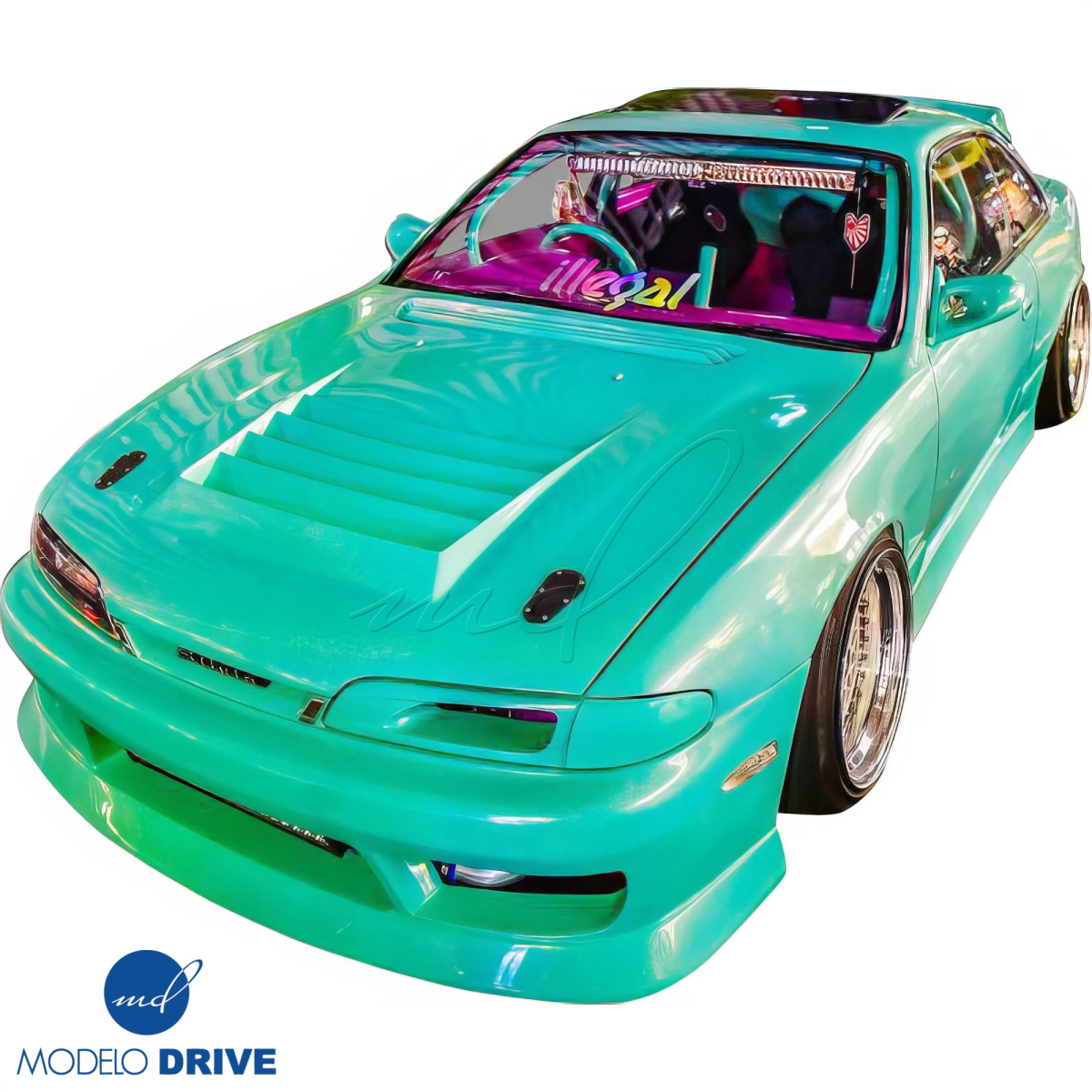 Modify your Nissan 240SX 1995 with our Exterior/Hoods - 2