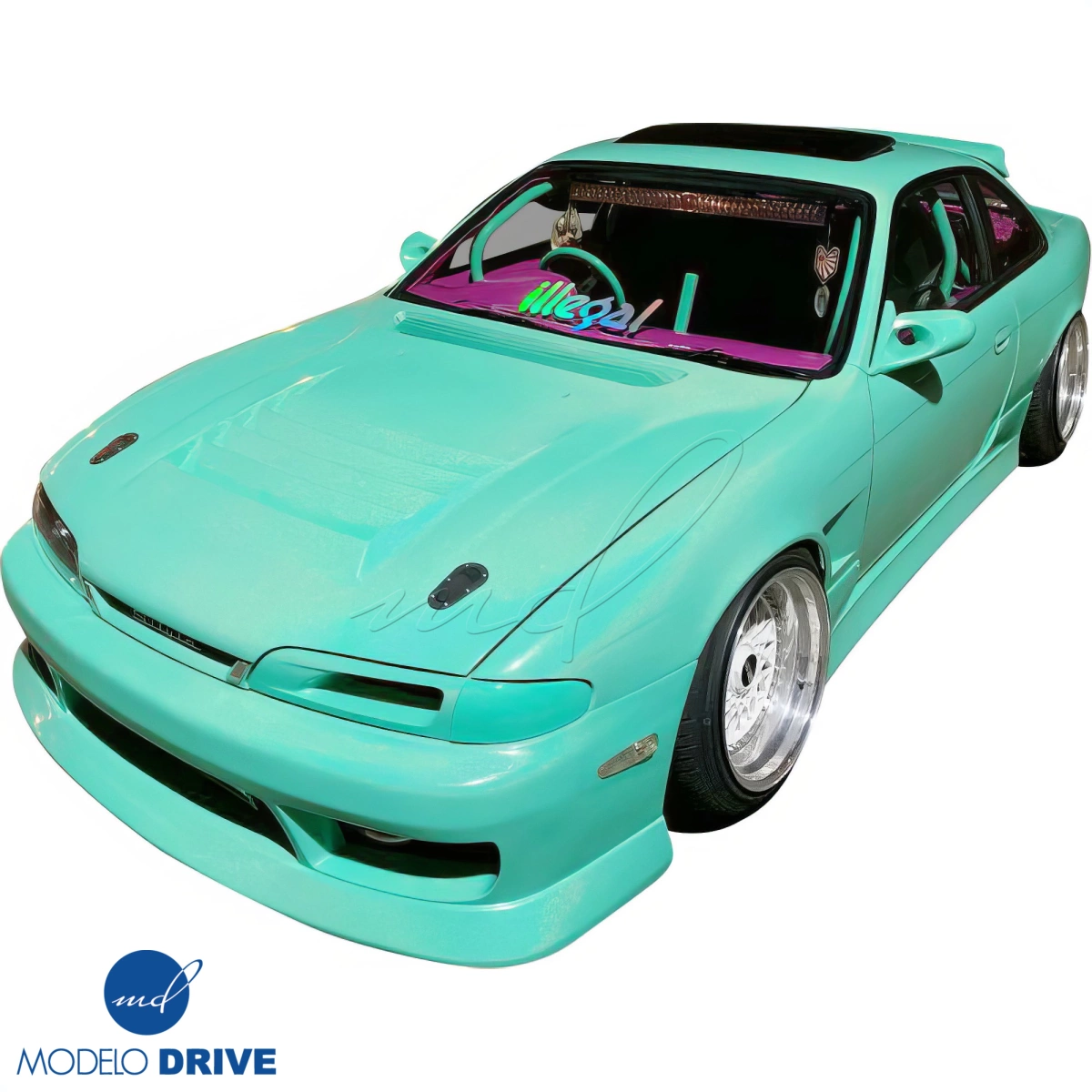 Modify your Nissan 240SX 1995 with our Exterior/Hoods - 3