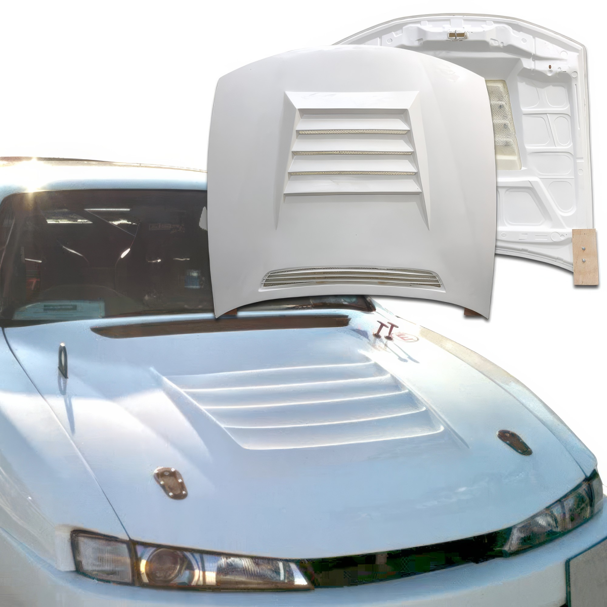 Modify your Nissan 240SX 1997 with our Exterior/Hoods - 