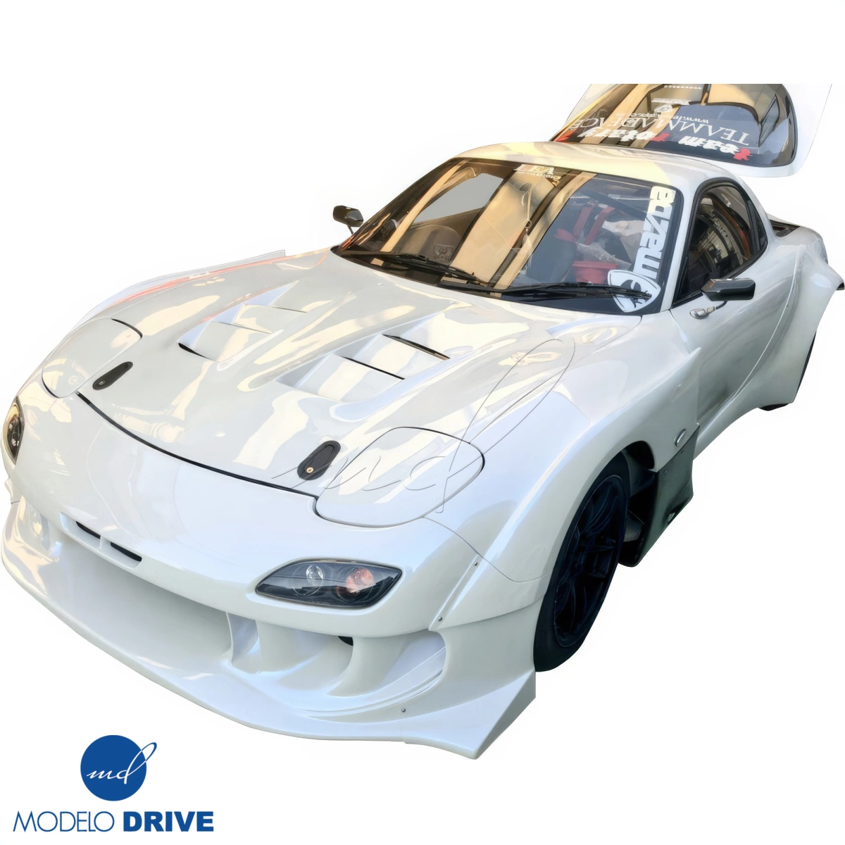 Modify your Mazda RX-7 1993 with our Exterior/Hoods - 17