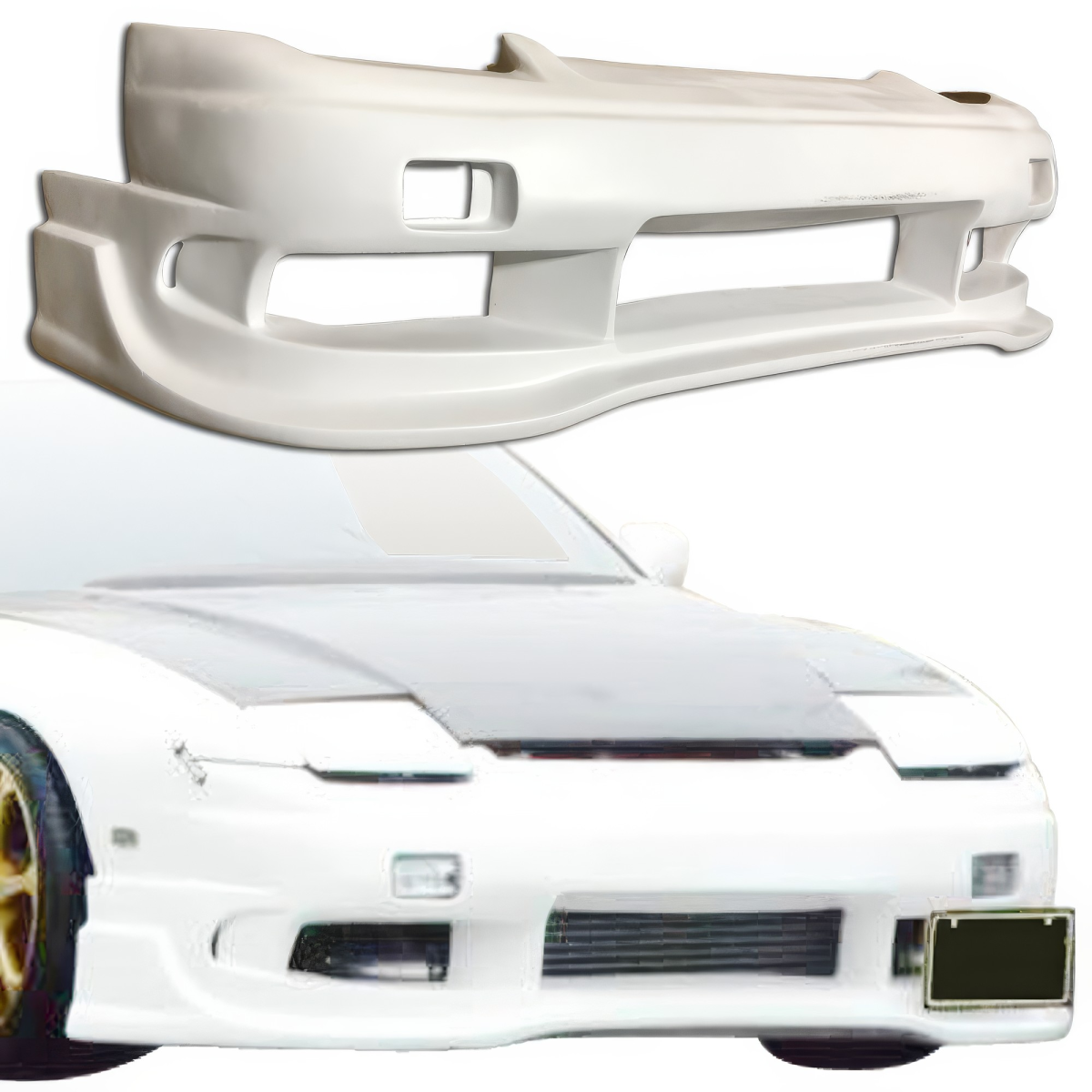 Modify your Nissan 240SX 1989 with our Exterior/Front Bumpers or Lips - 