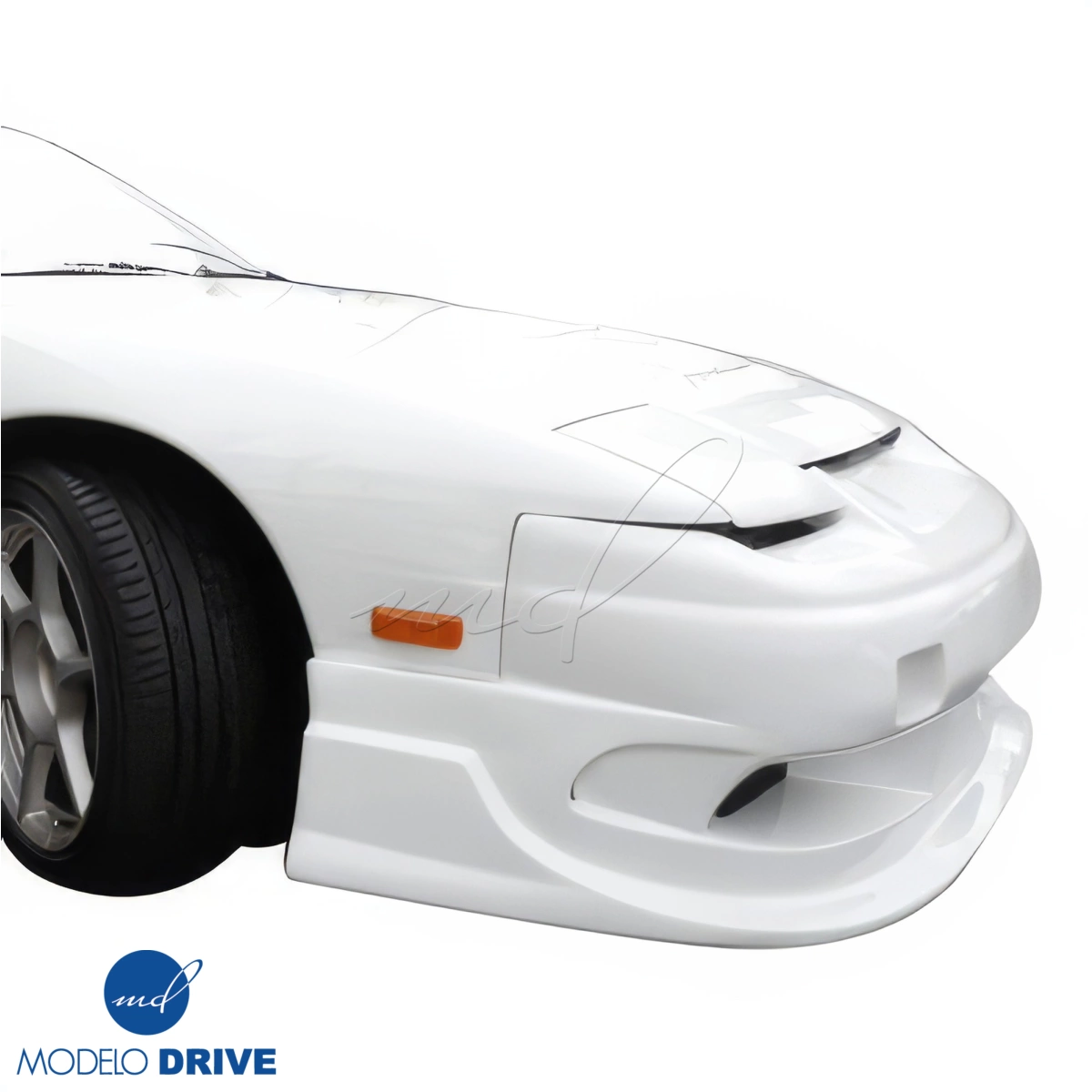Modify your Nissan 240SX 1989 with our Exterior/Front Bumpers - 6