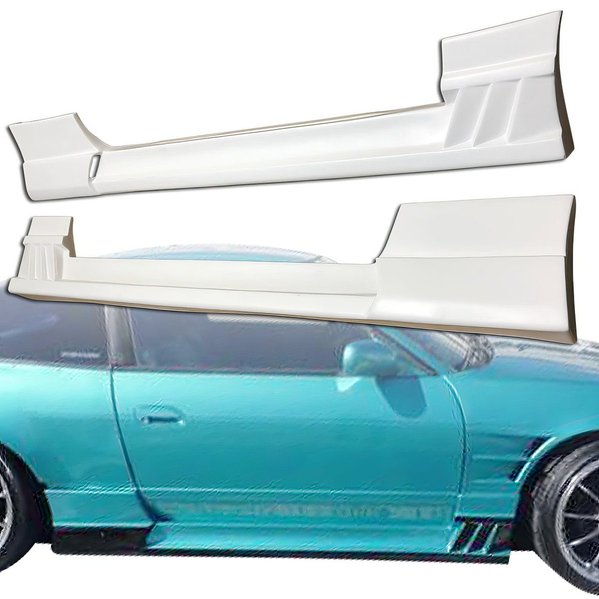 Modify your Nissan 240SX 1989 with our Exterior/Side Skirts - 