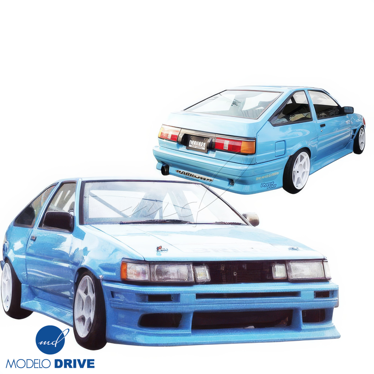 Modify your Toyota Corolla 1984 with our Exterior/Complete Body Kits - 