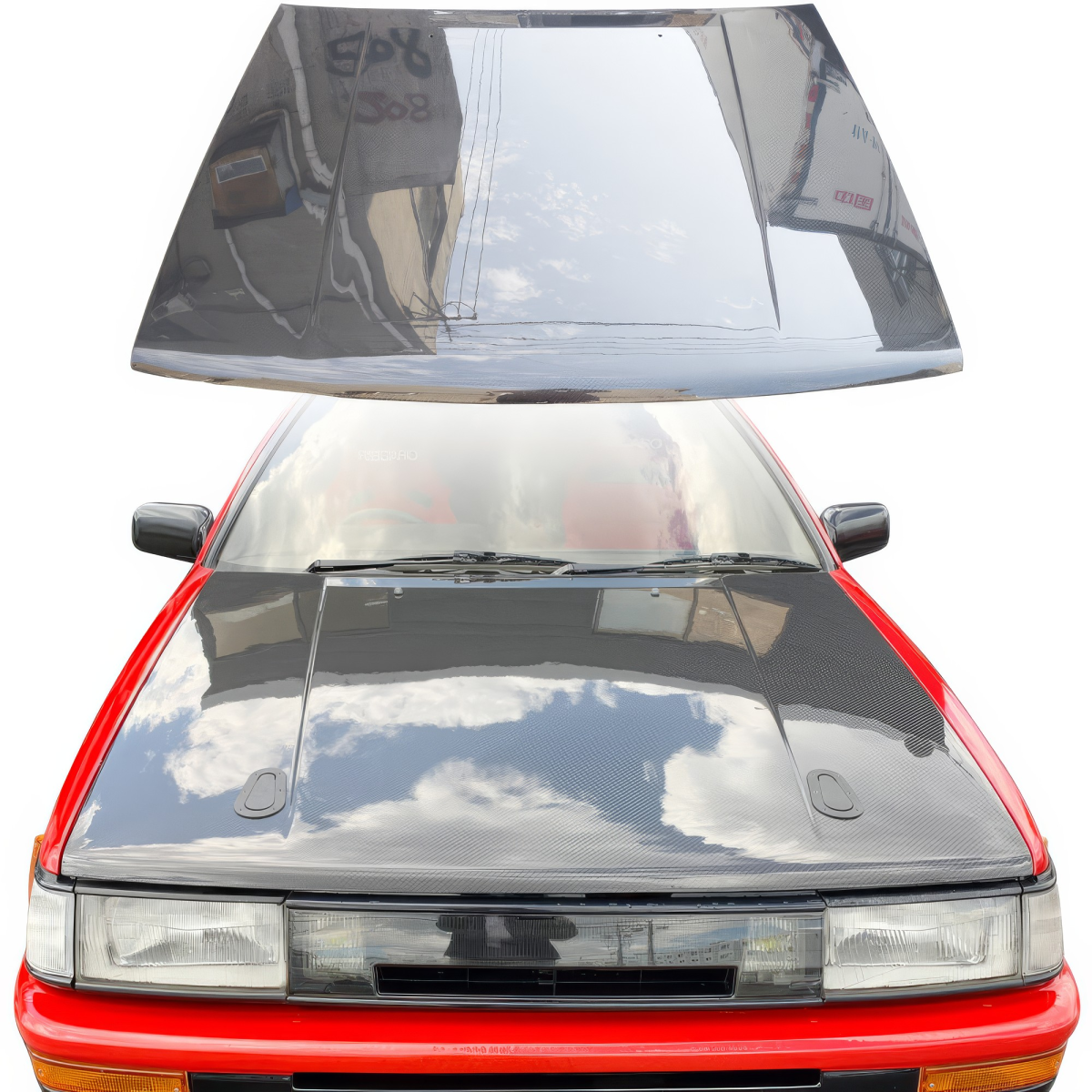 Modify your Toyota Corolla 1984 with our Exterior/Hoods - 