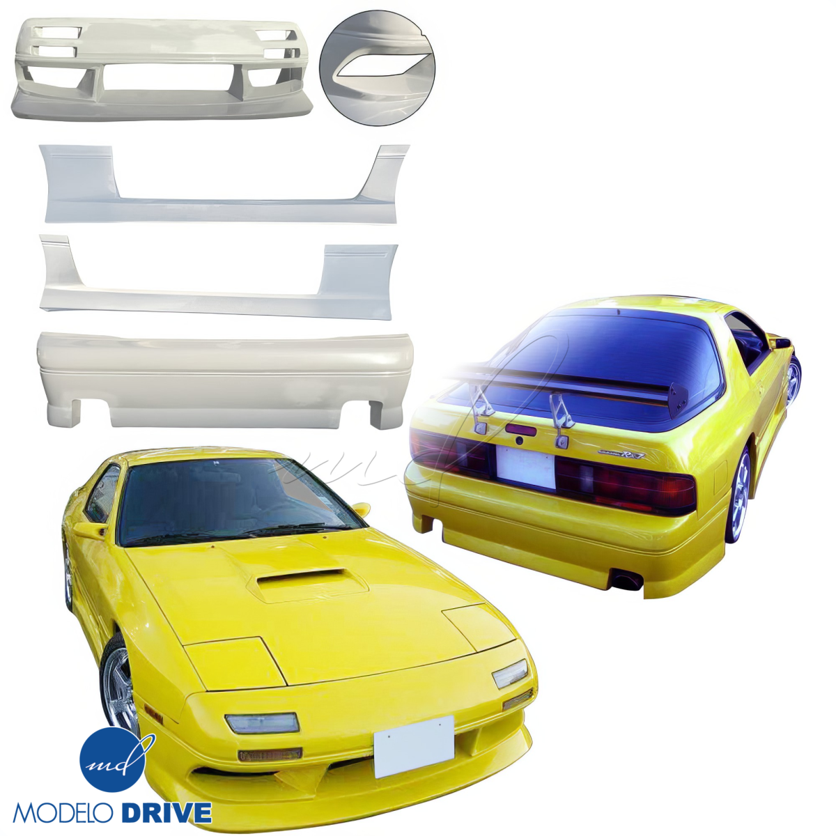 Modify your Mazda RX-7 1986 with our Exterior/Complete Body Kits - 