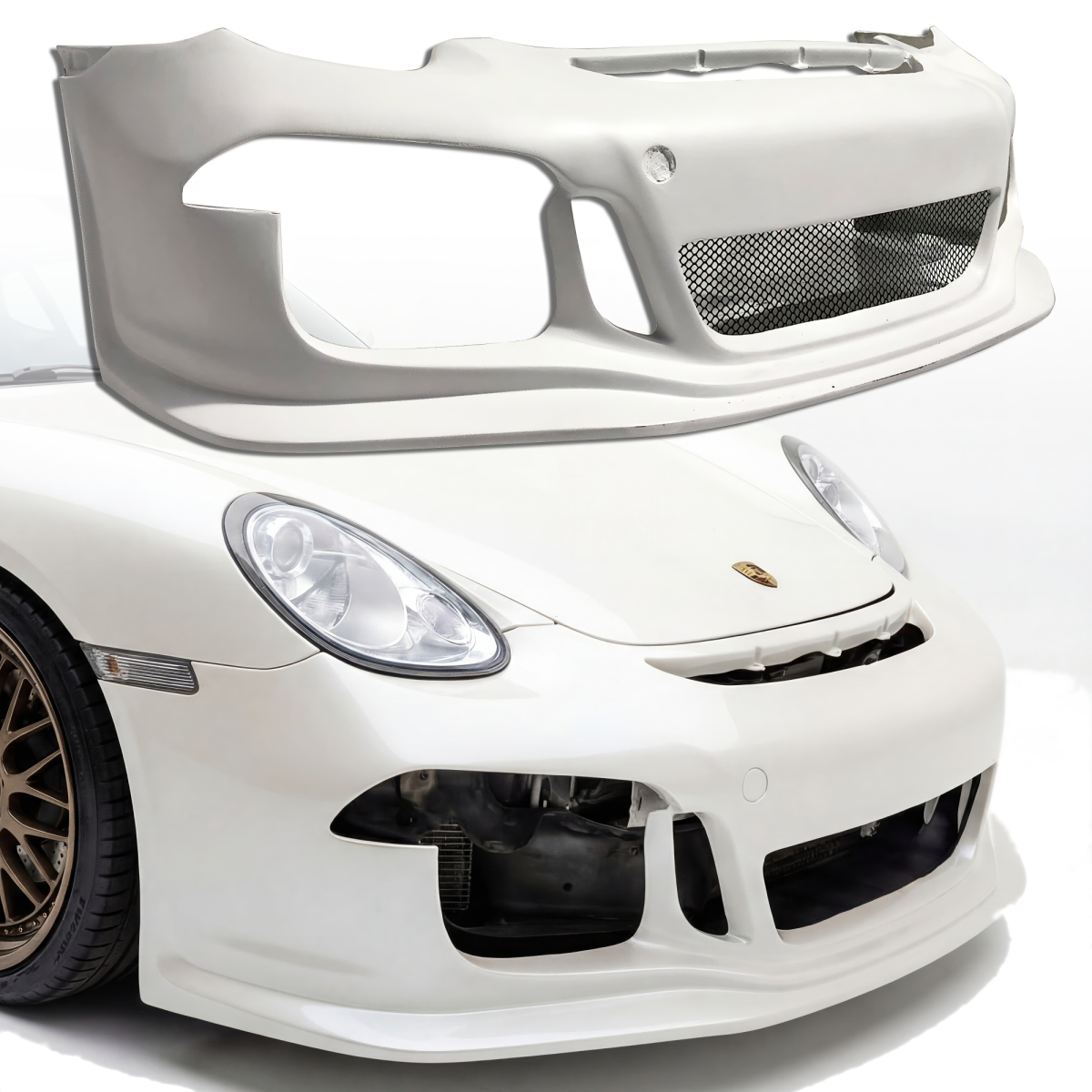 Modify your Porsche Cayman 2006 with our Exterior/Front Bumpers - 