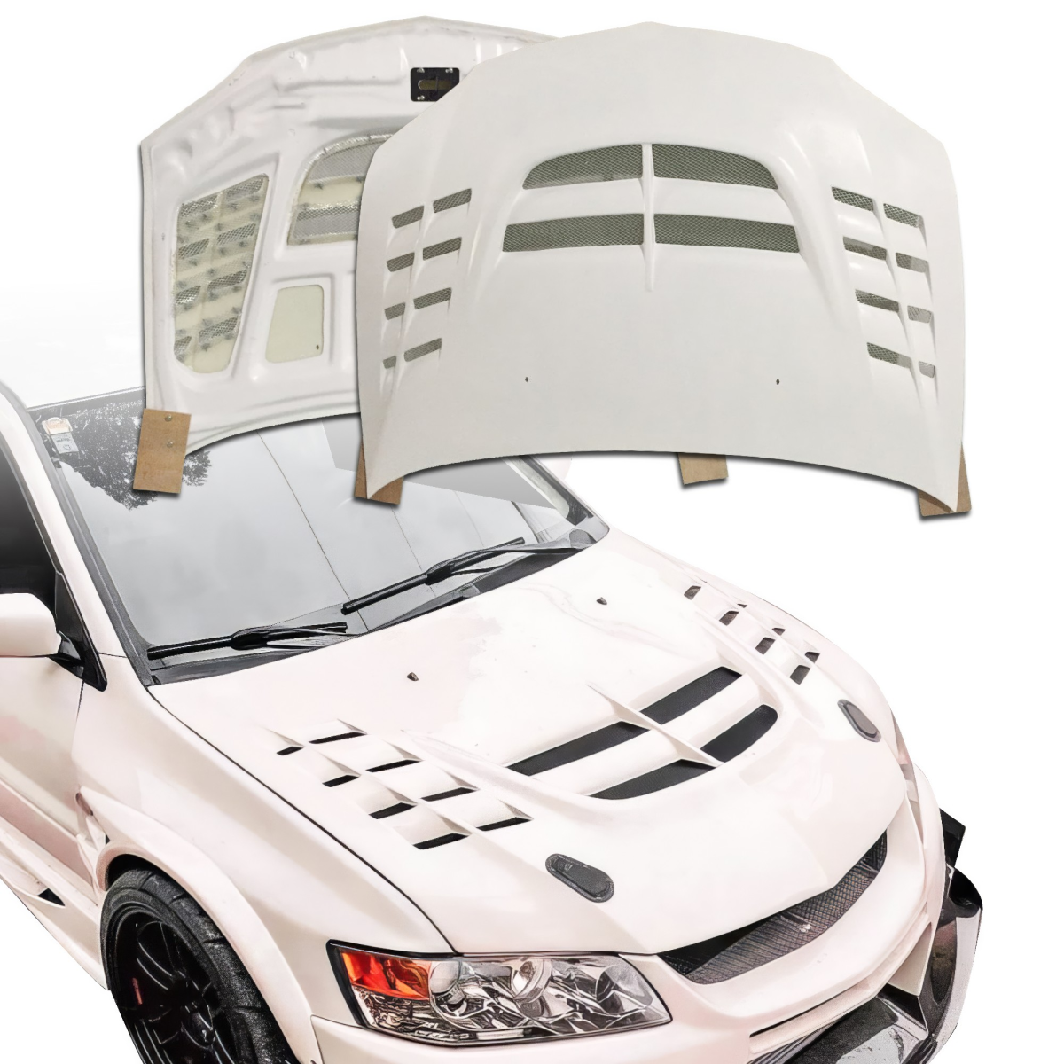 Modify your Mitsubishi Evolution 2003 with our Exterior/Hoods - 