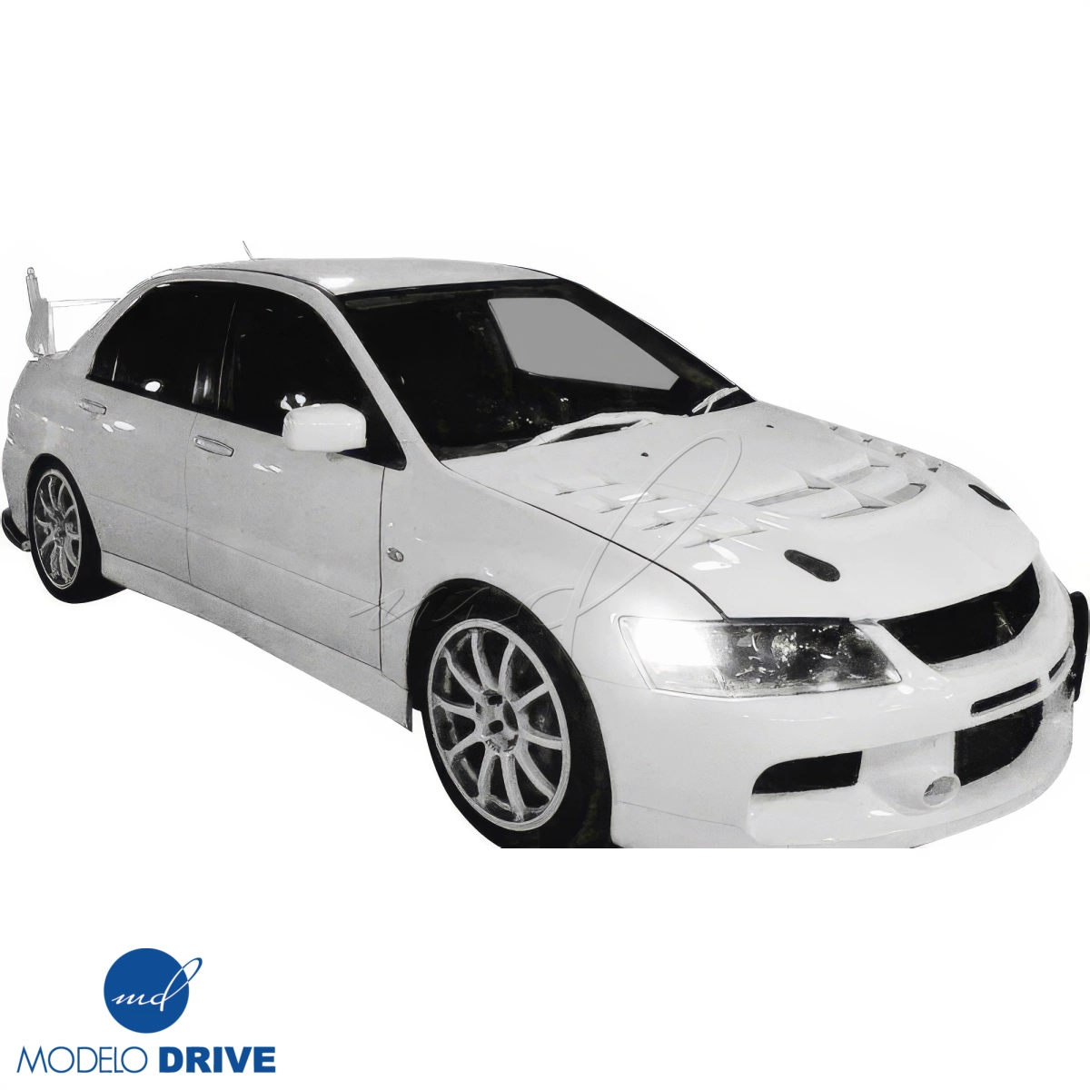 Modify your Mitsubishi Evolution 2003 with our Exterior/Hoods - 7