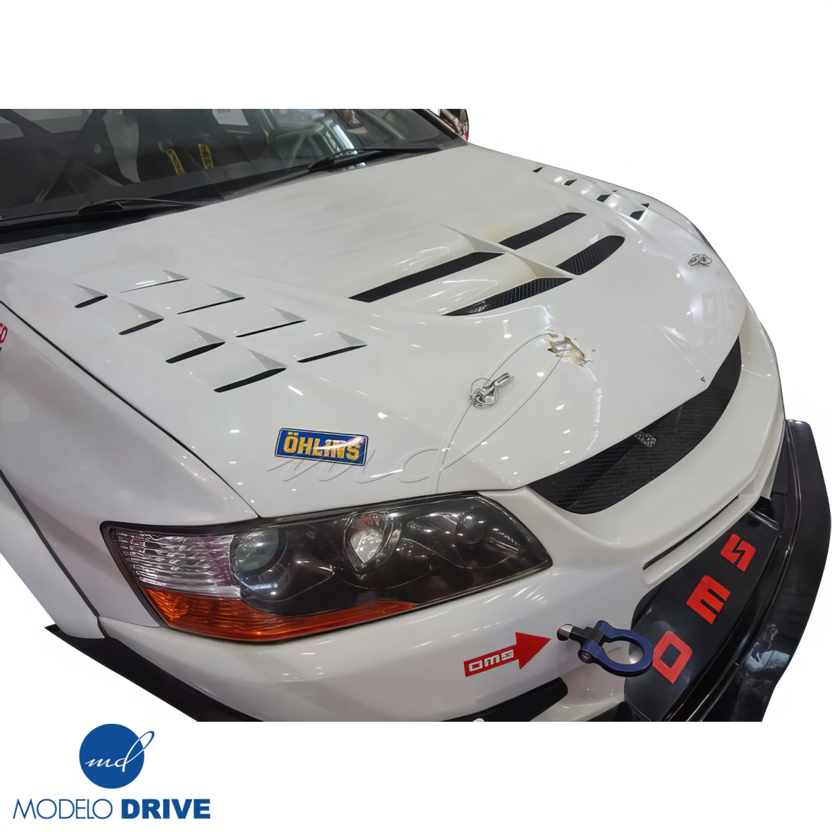 Modify your Mitsubishi Evolution 2003 with our Exterior/Hoods - 8
