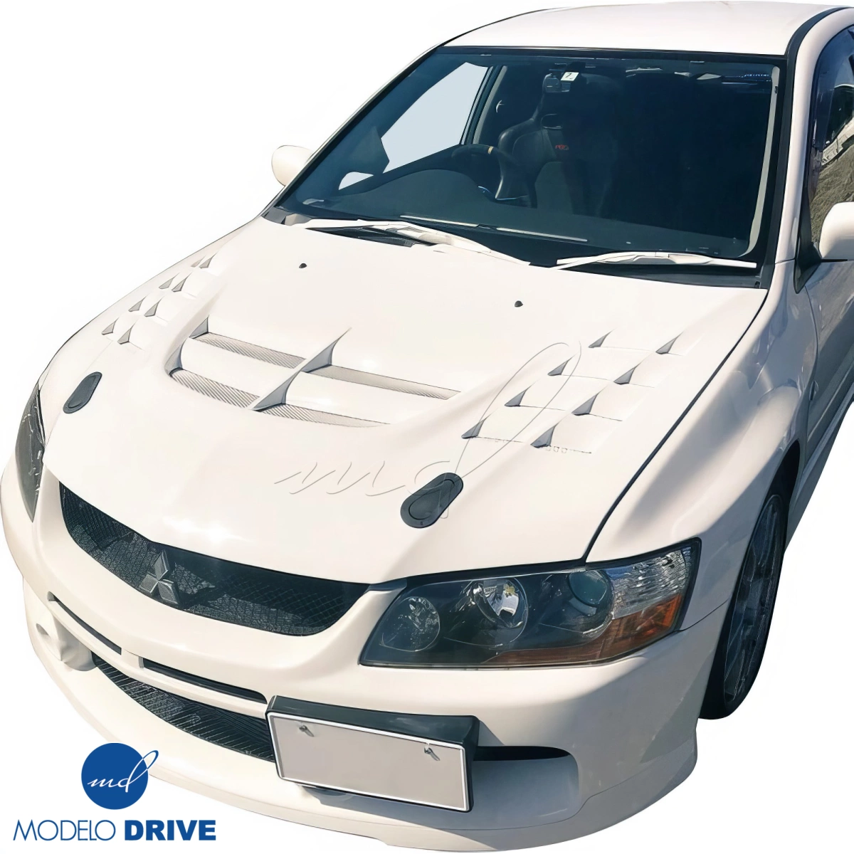 Modify your Mitsubishi Evolution 2003 with our Exterior/Hoods - 9