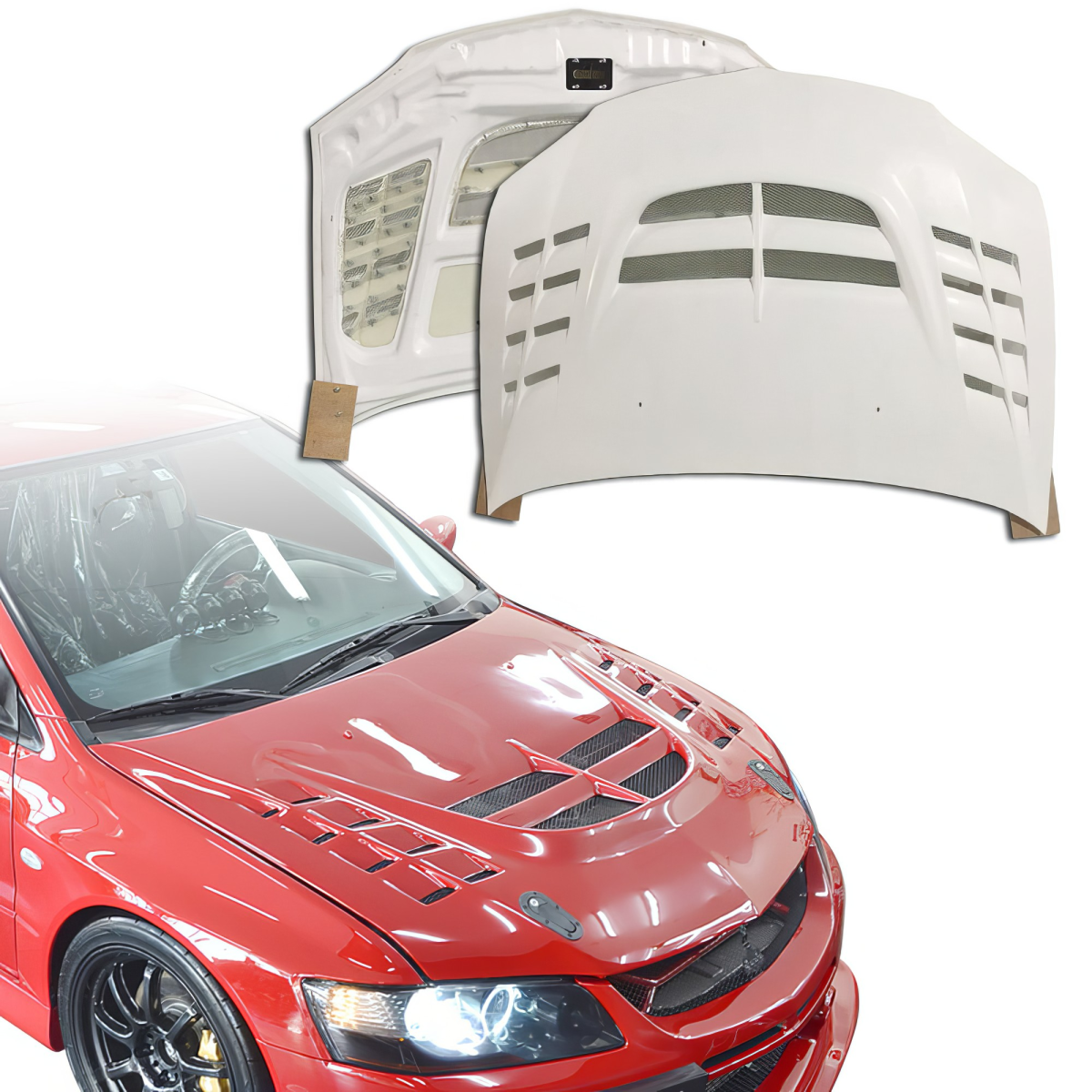 Modify your Mitsubishi Evolution 2003 with our Exterior/Hoods - 