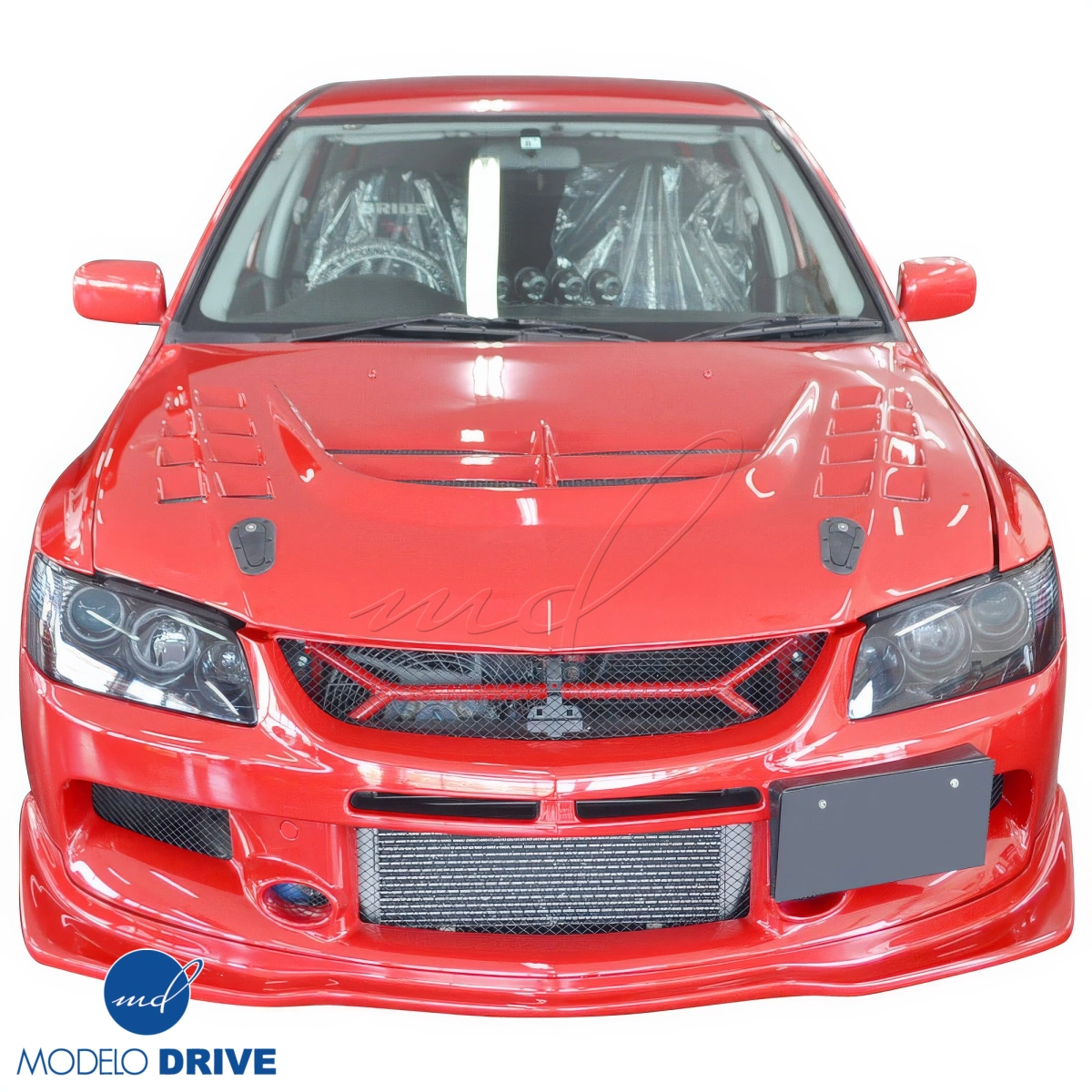 Modify your Mitsubishi Evolution 2003 with our Exterior/Hoods - 12