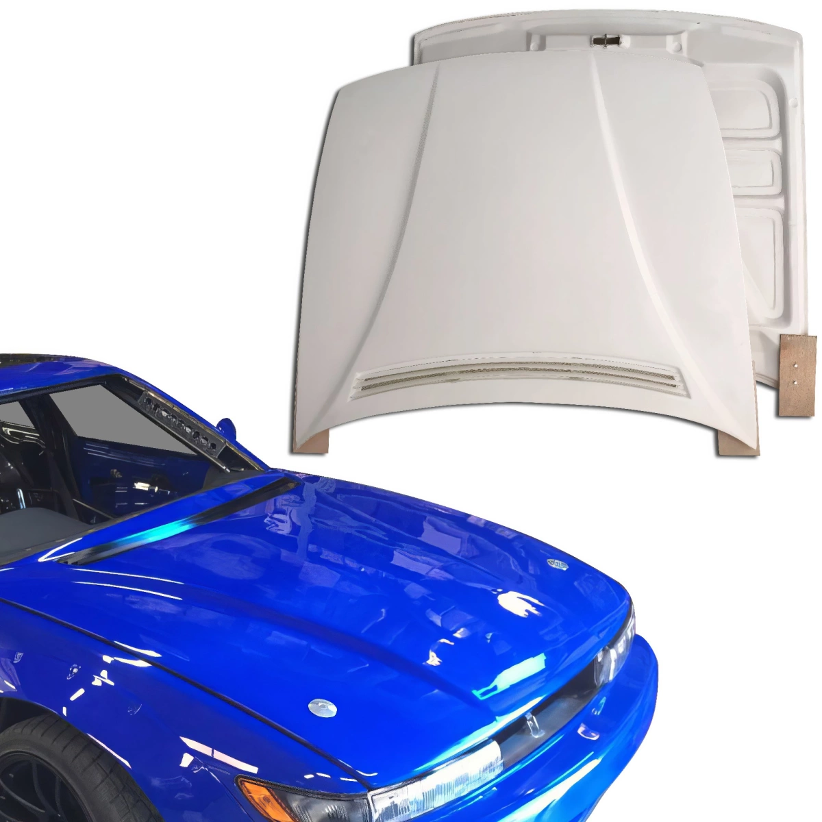 Modify your Nissan Silvia 1989 with our Exterior/Hoods - 15