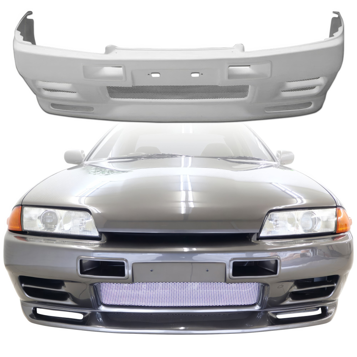 Modify your Nissan Skyline R32 GTS 1990 with our Exterior/Front Bumpers or Lips - 