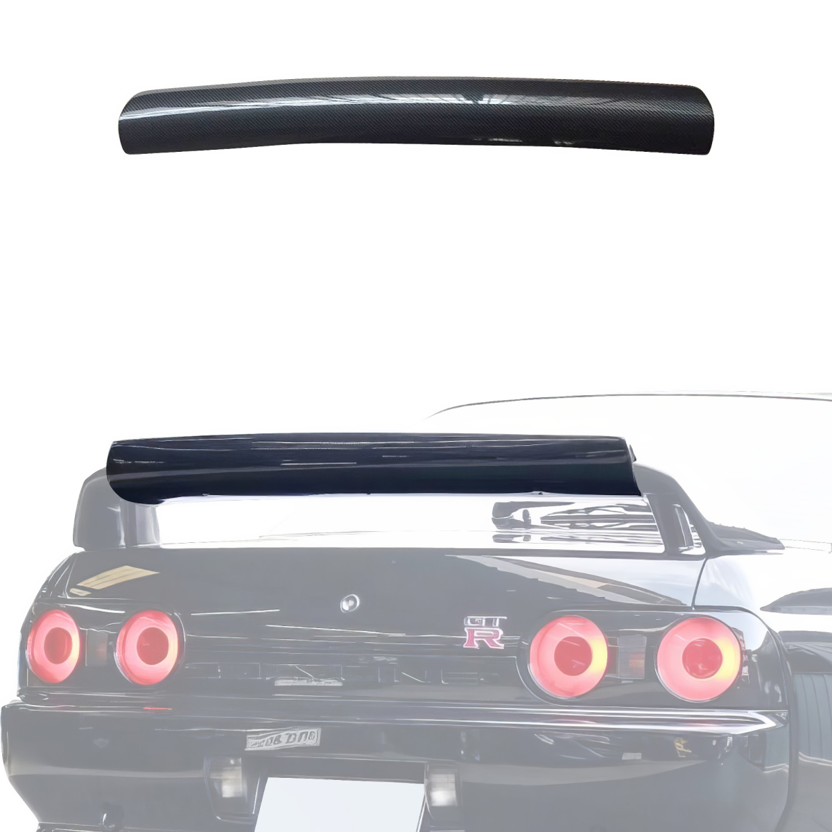 ModeloDrive Carbon Fiber RDAN Trunk Spoiler Wing Gurney Flap