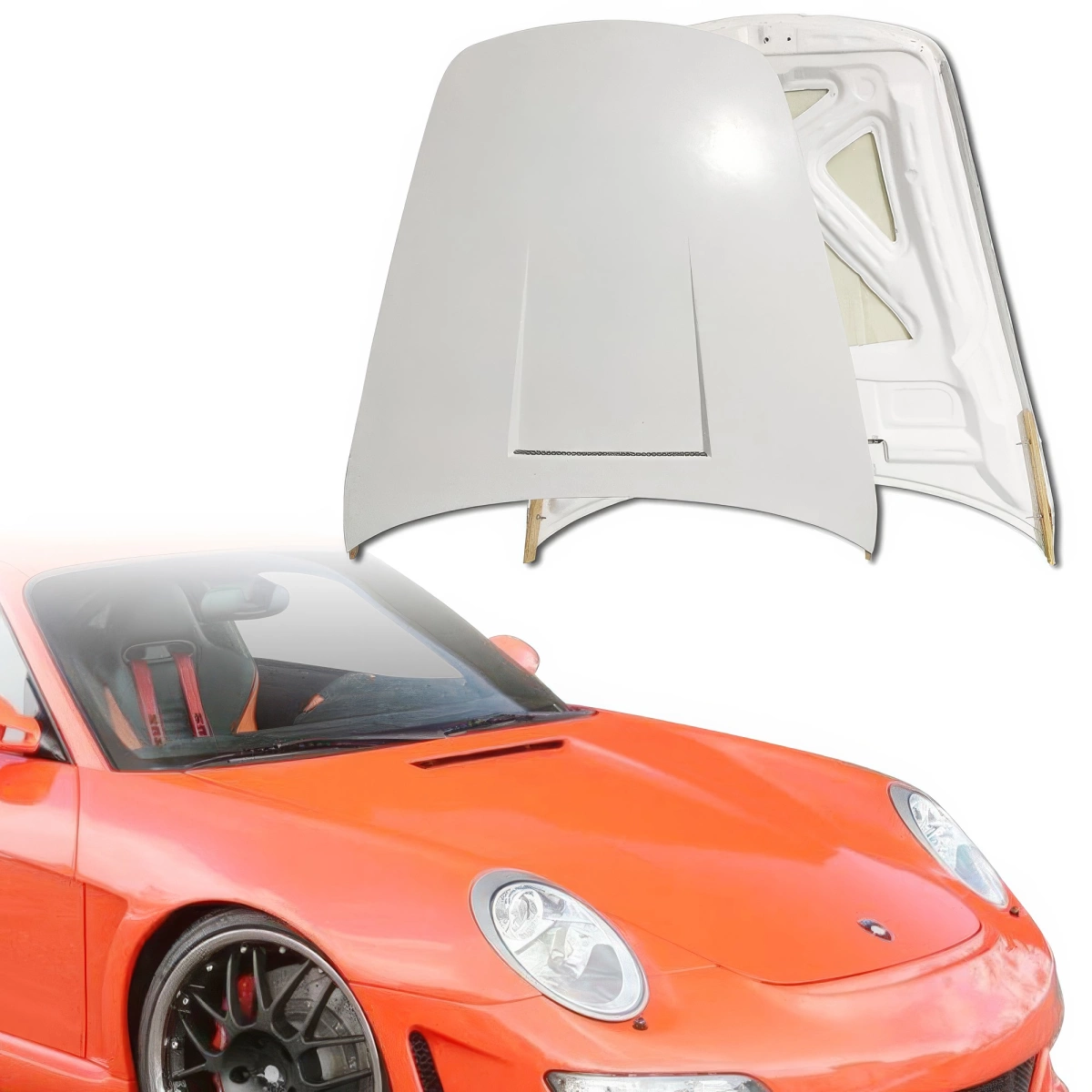 Modify your Porsche 911 2005 with our Exterior/Hoods - 4