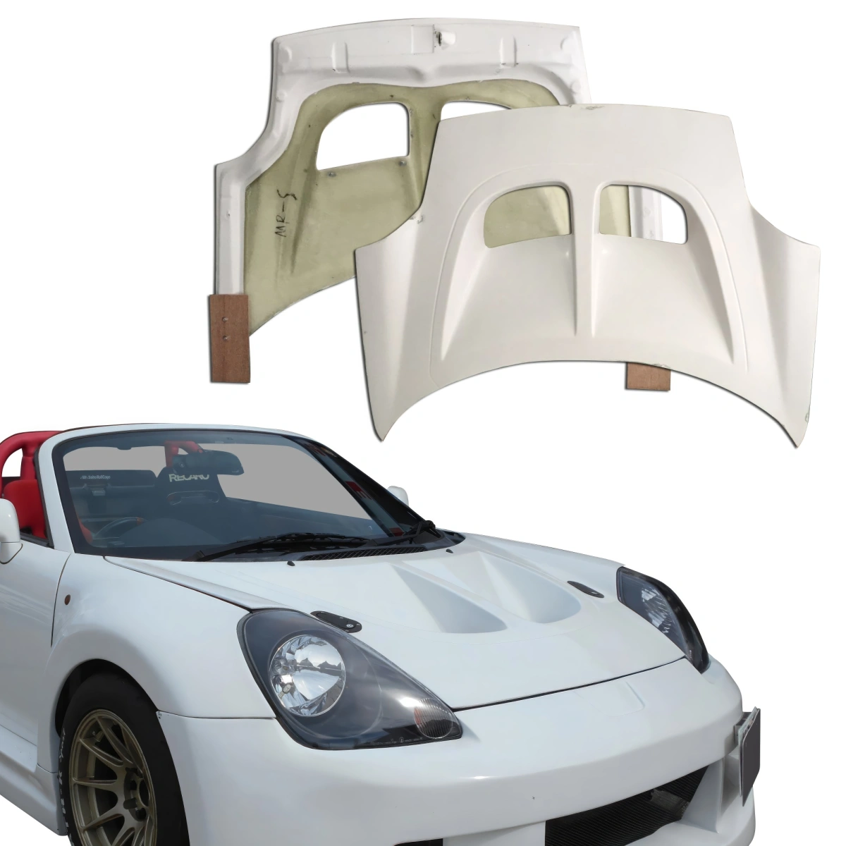 ModeloDrive FRP EXIG Hood Frunk (front) MRS for MR2 Spyder Toyota ModeloDrive FRP EXIG Hood Frunk (front) MRS for MR2 Spyder Toyota