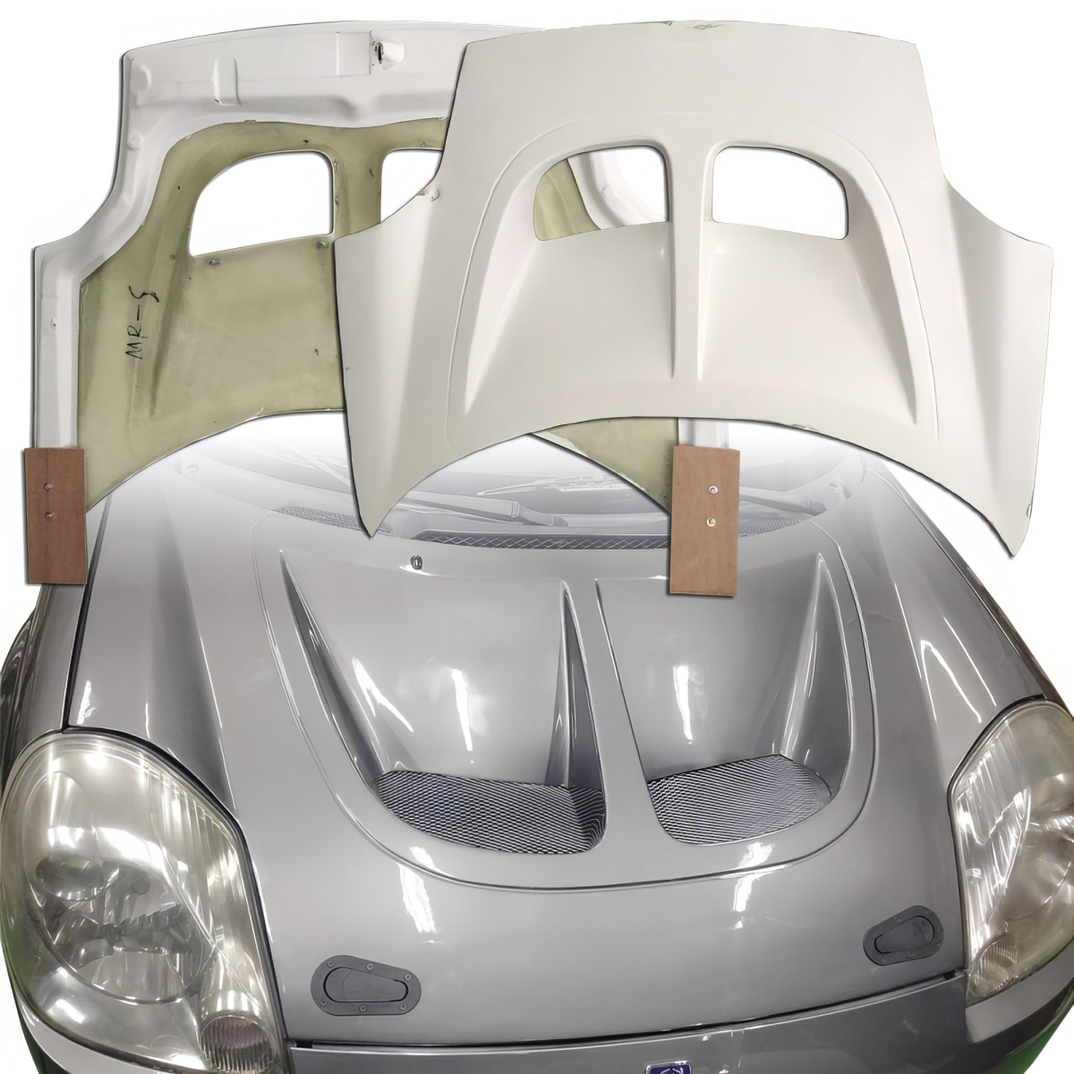 Modify your Toyota MR2 Spyder 2000 with our Exterior/Hoods -