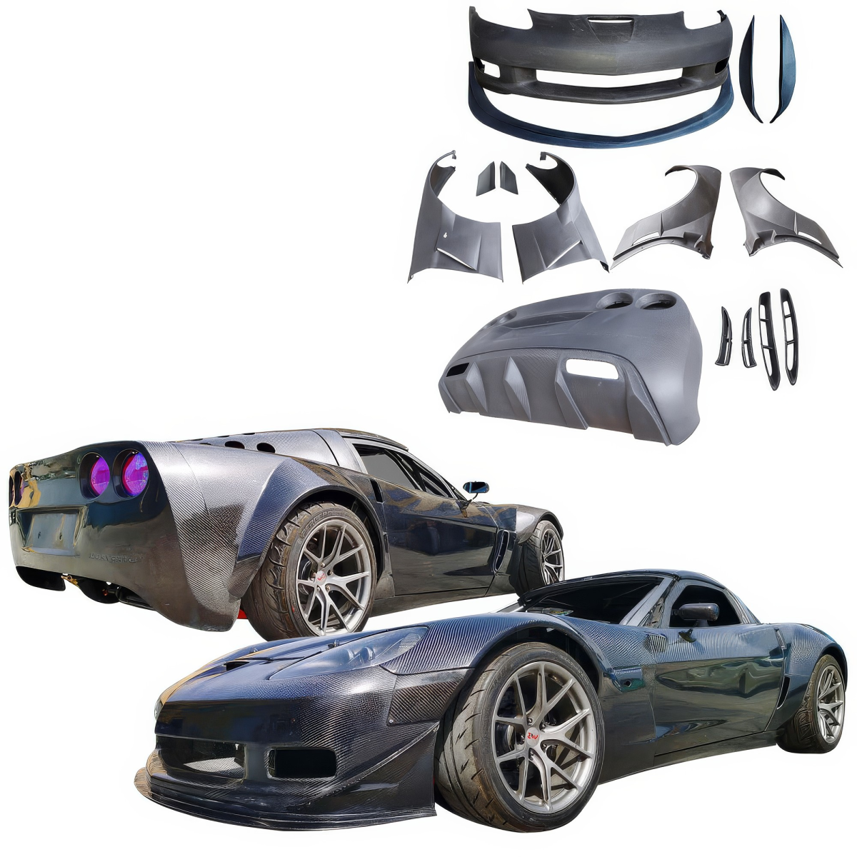 Modify your Chevrolet Corvette 2005 with our Exterior/Complete Body Kits -