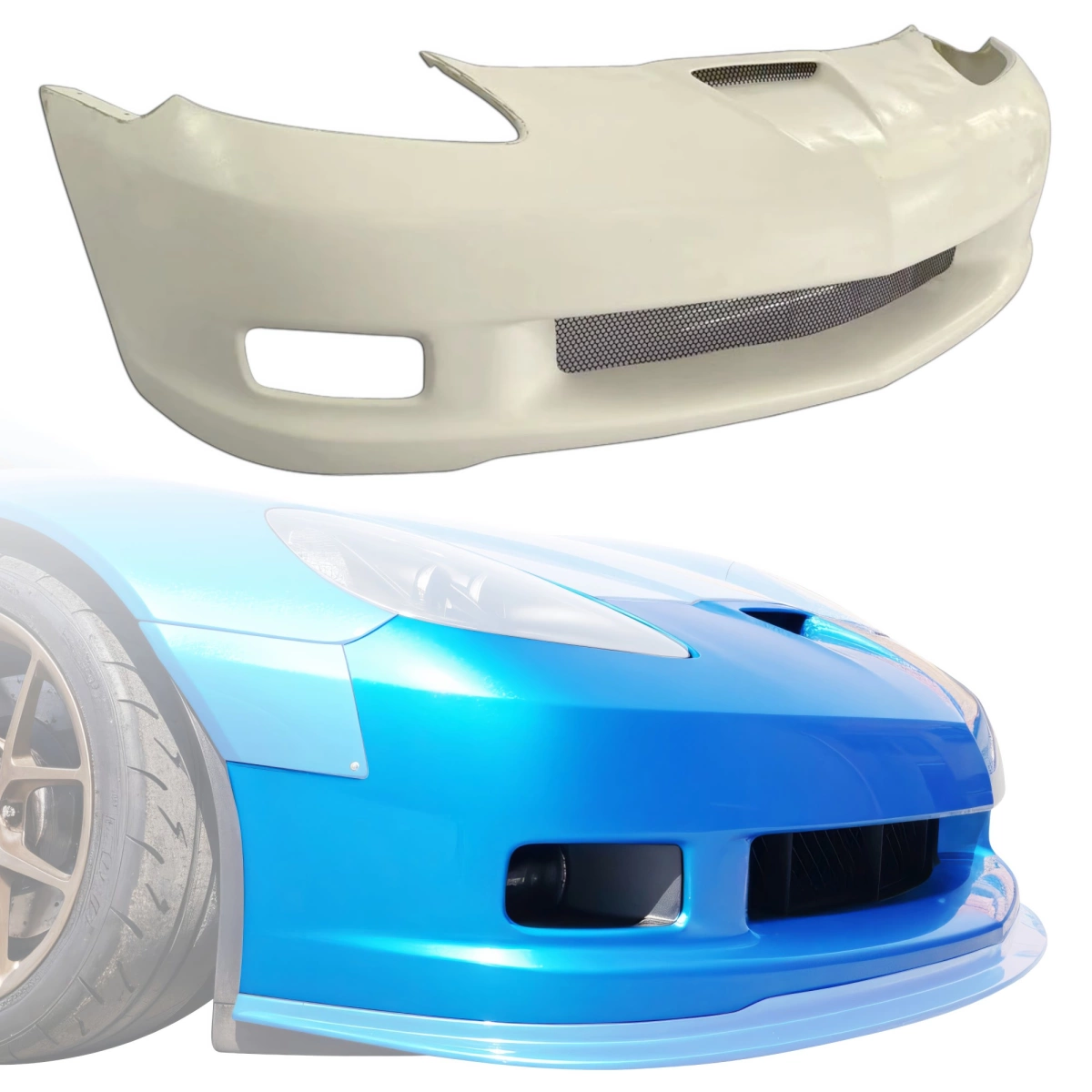 Modify your Chevrolet Corvette 2005 with our Exterior/Front Bumpers - 3